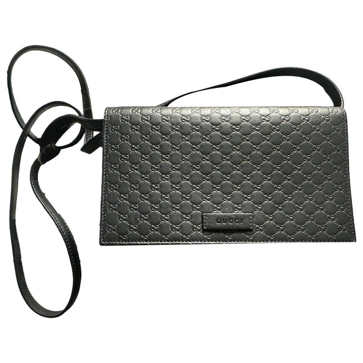 Pearly GG Marmont Chain Wallet leather crossbody bag