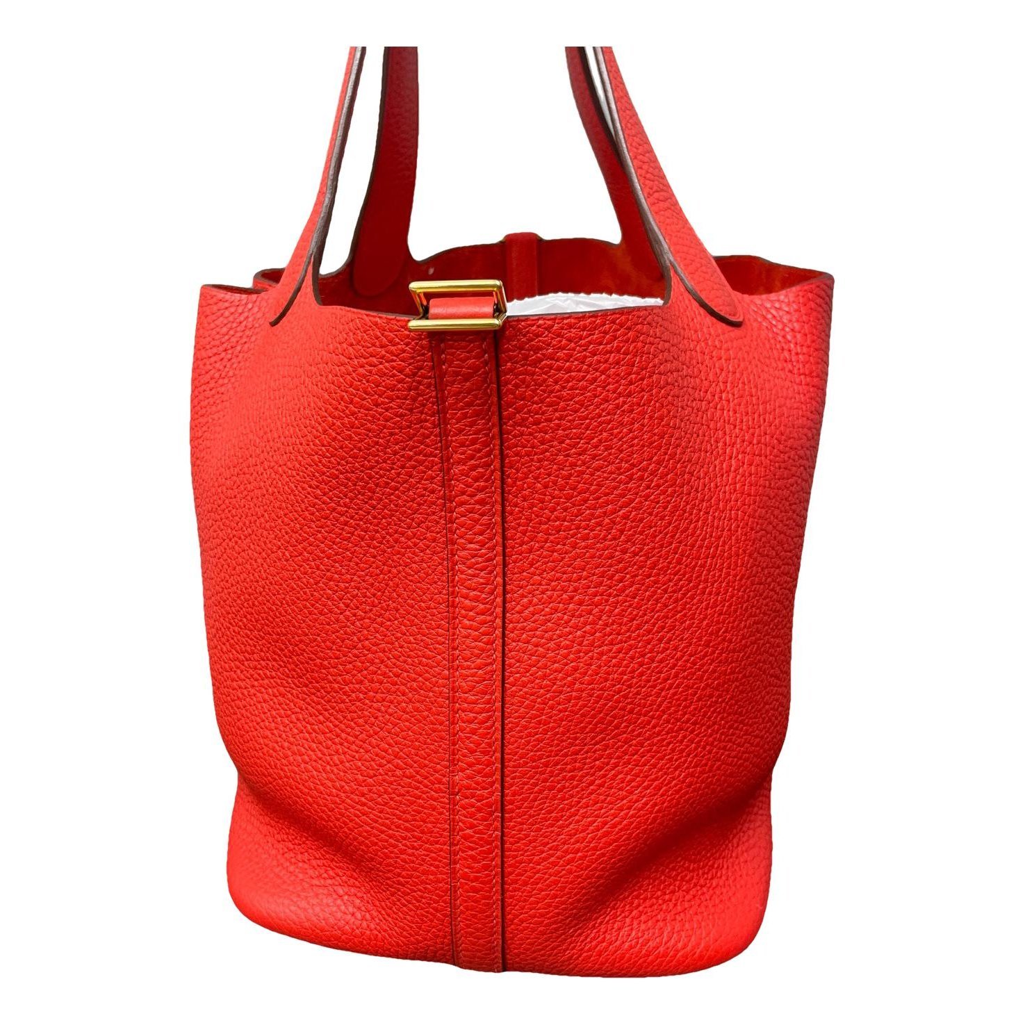 Picotin leather handbag