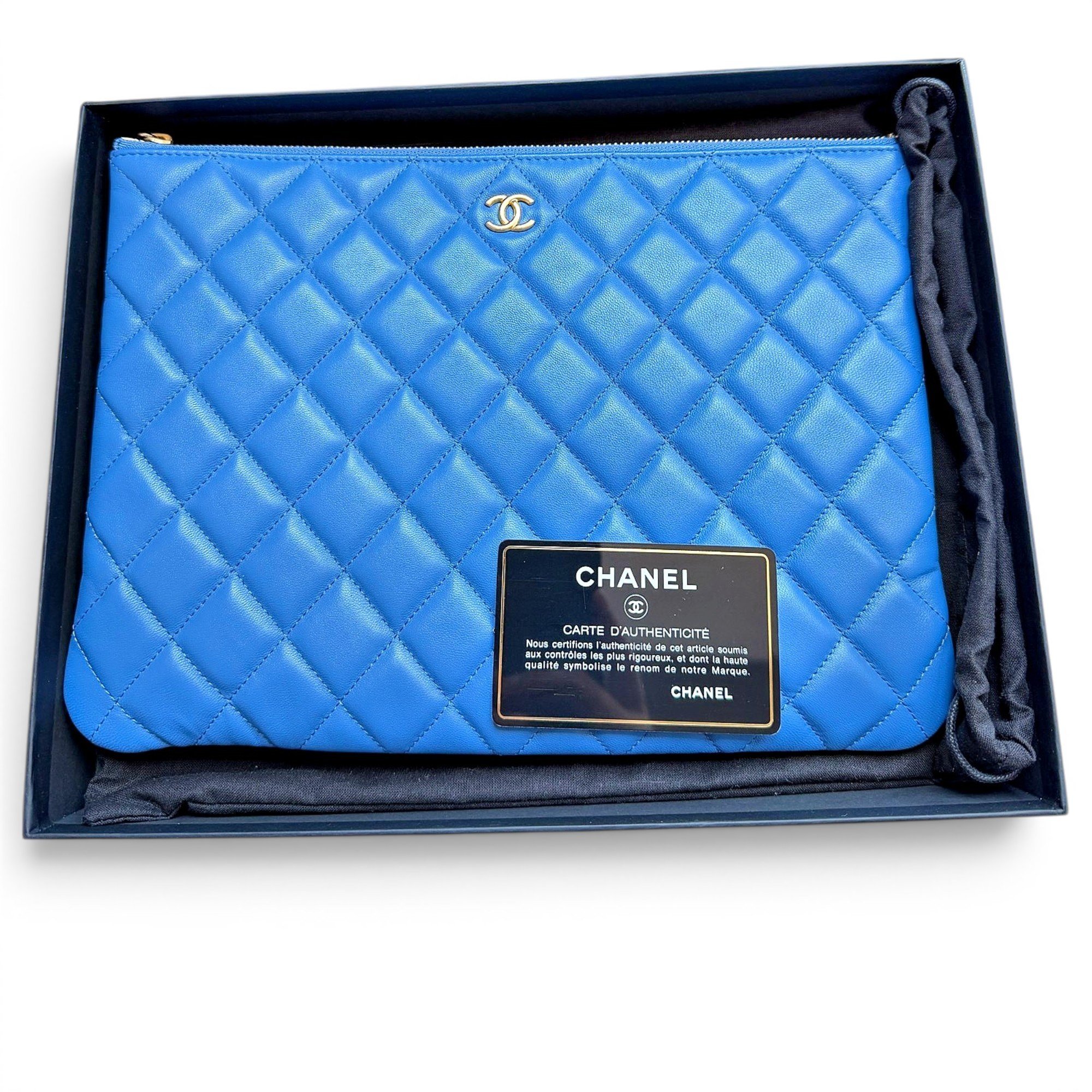 Timeless/Classique leather clutch bag