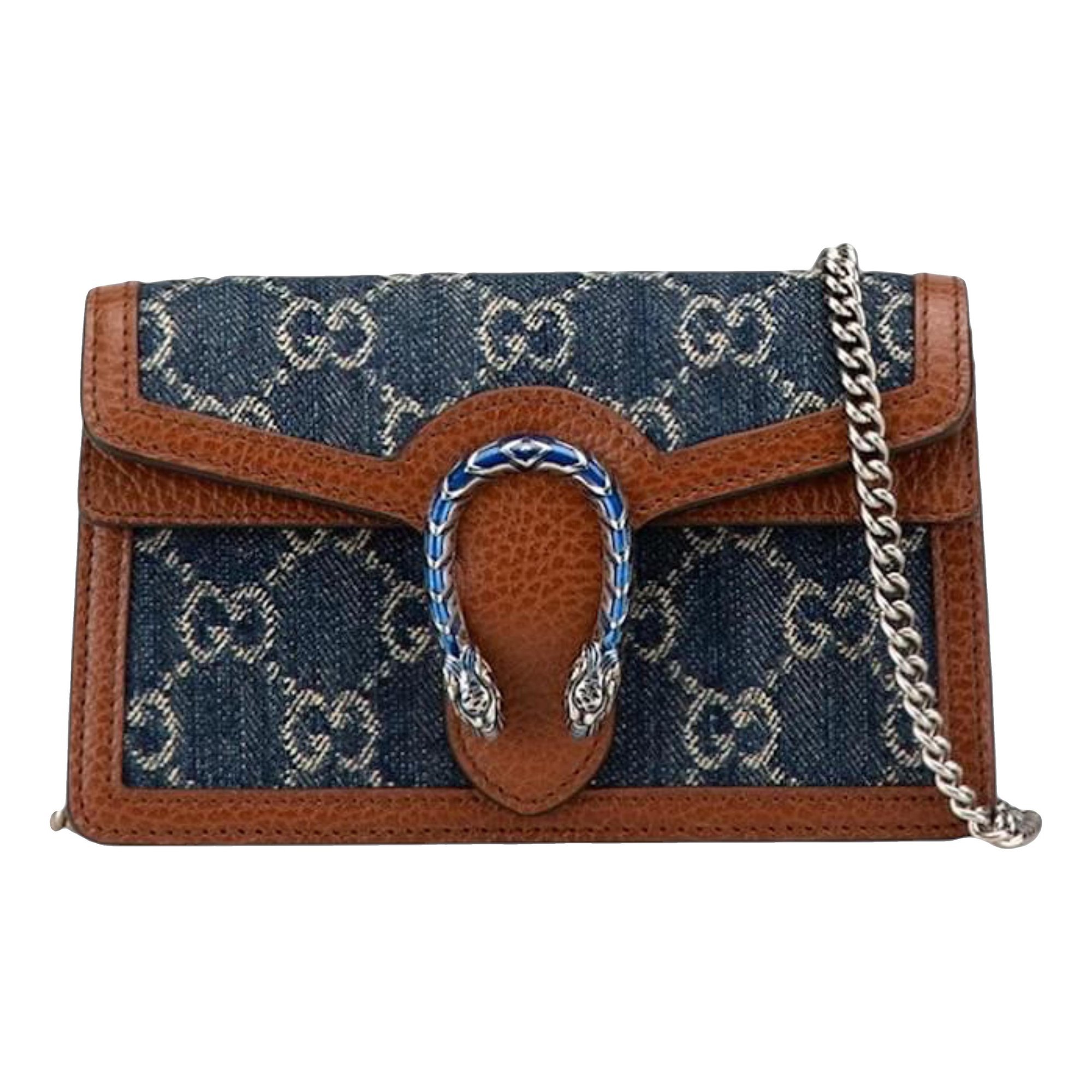 Dionysus Super Mini cloth crossbody bag