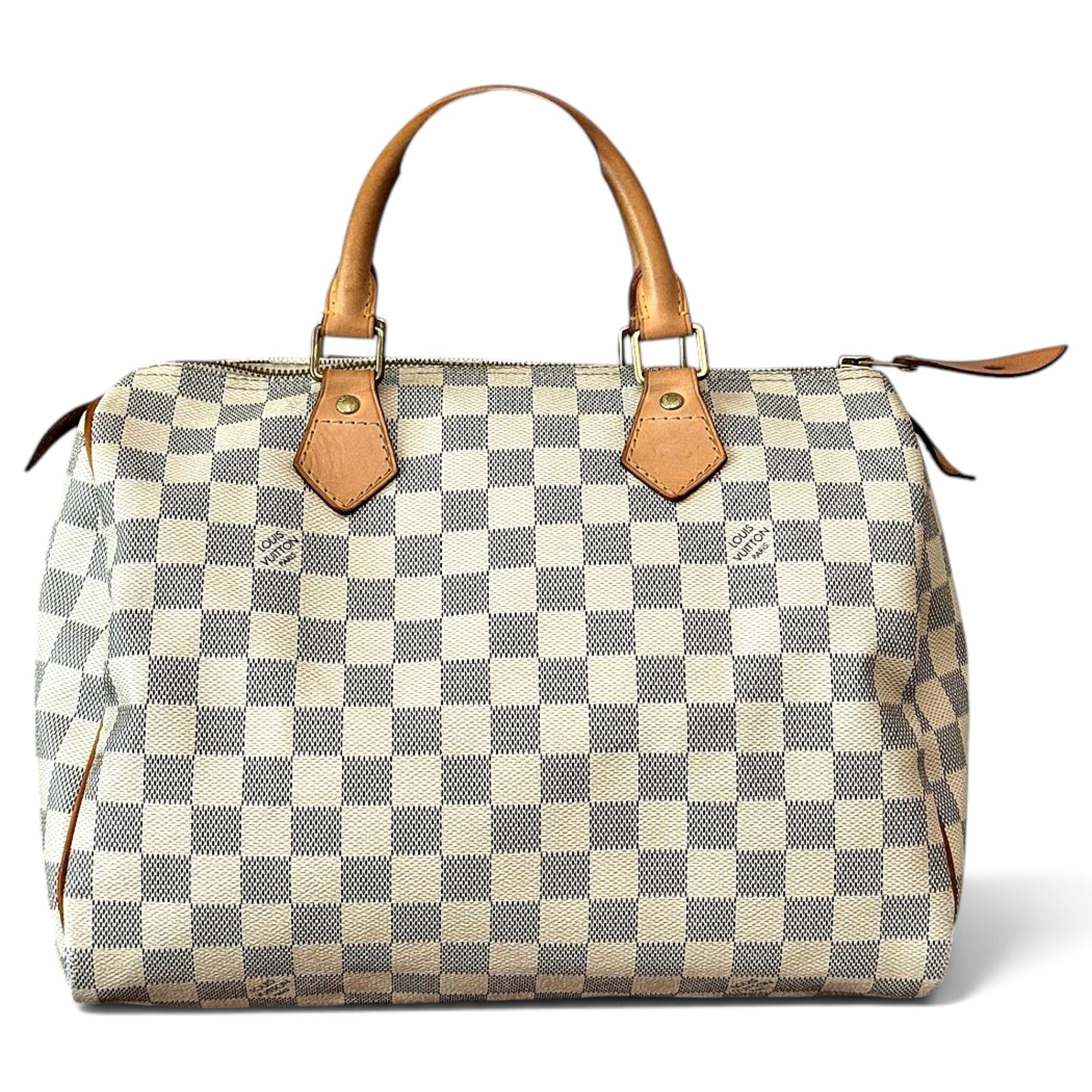 Speedy leather handbag