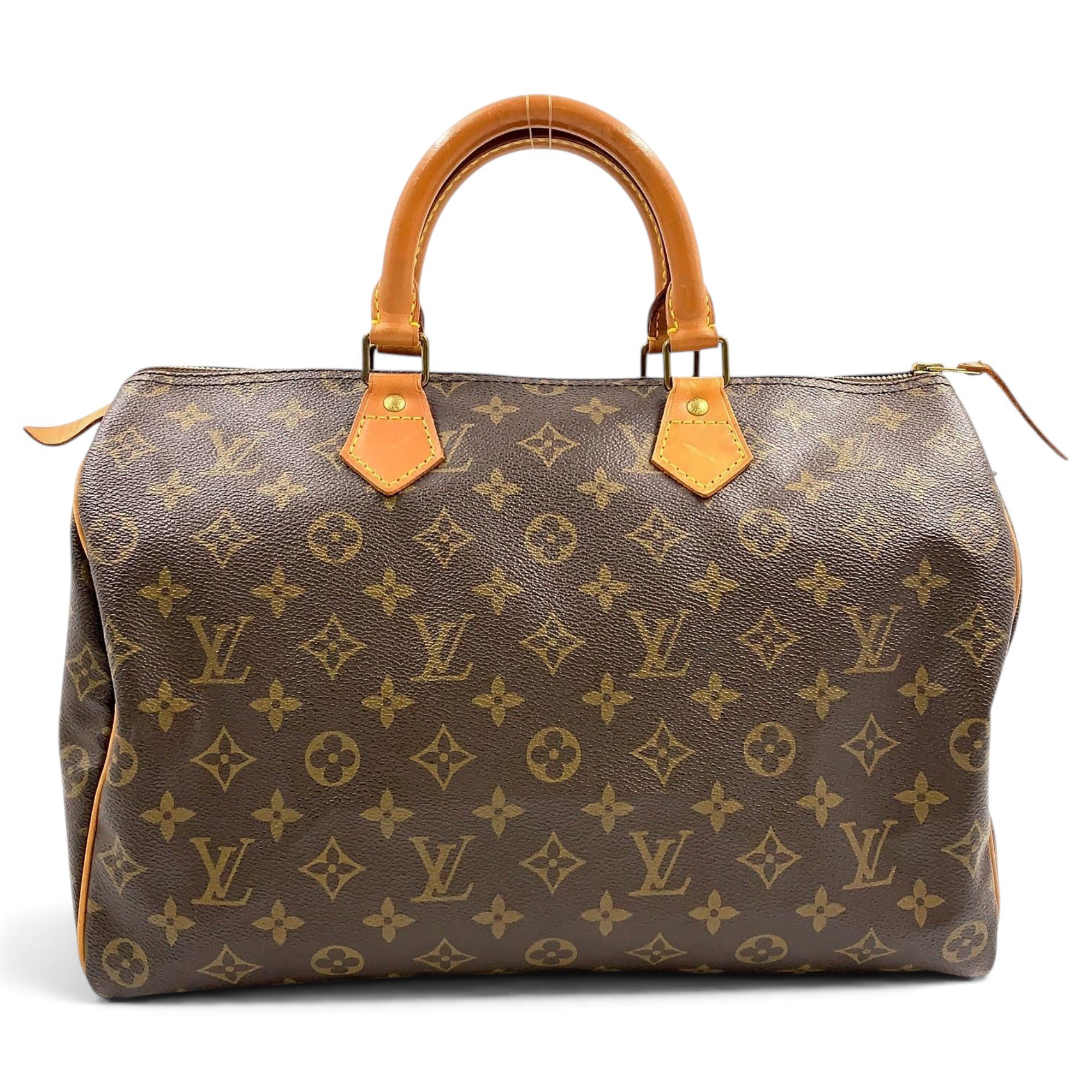 Speedy leather handbag