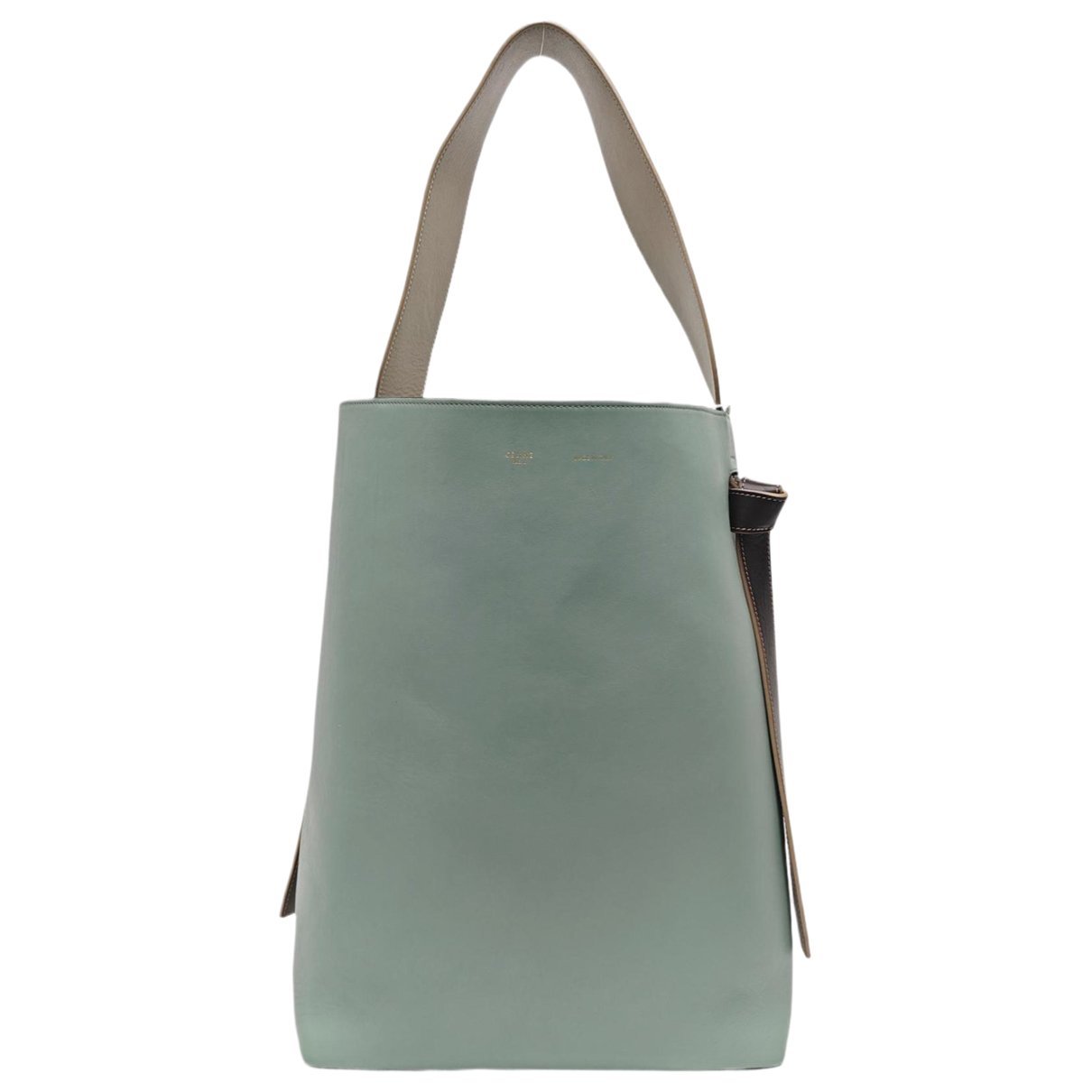 Cabas leather handbag