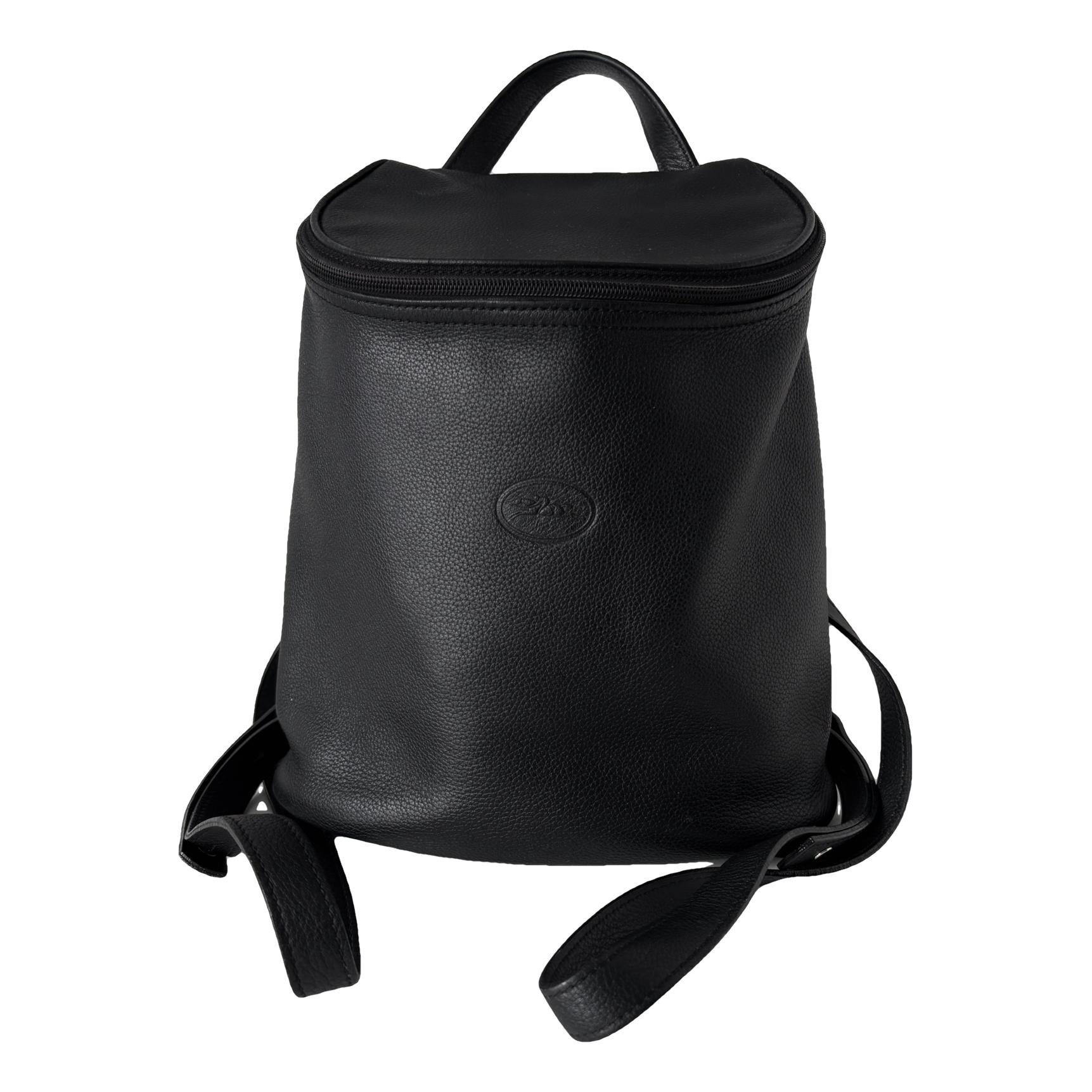 Foulonné leather backpack