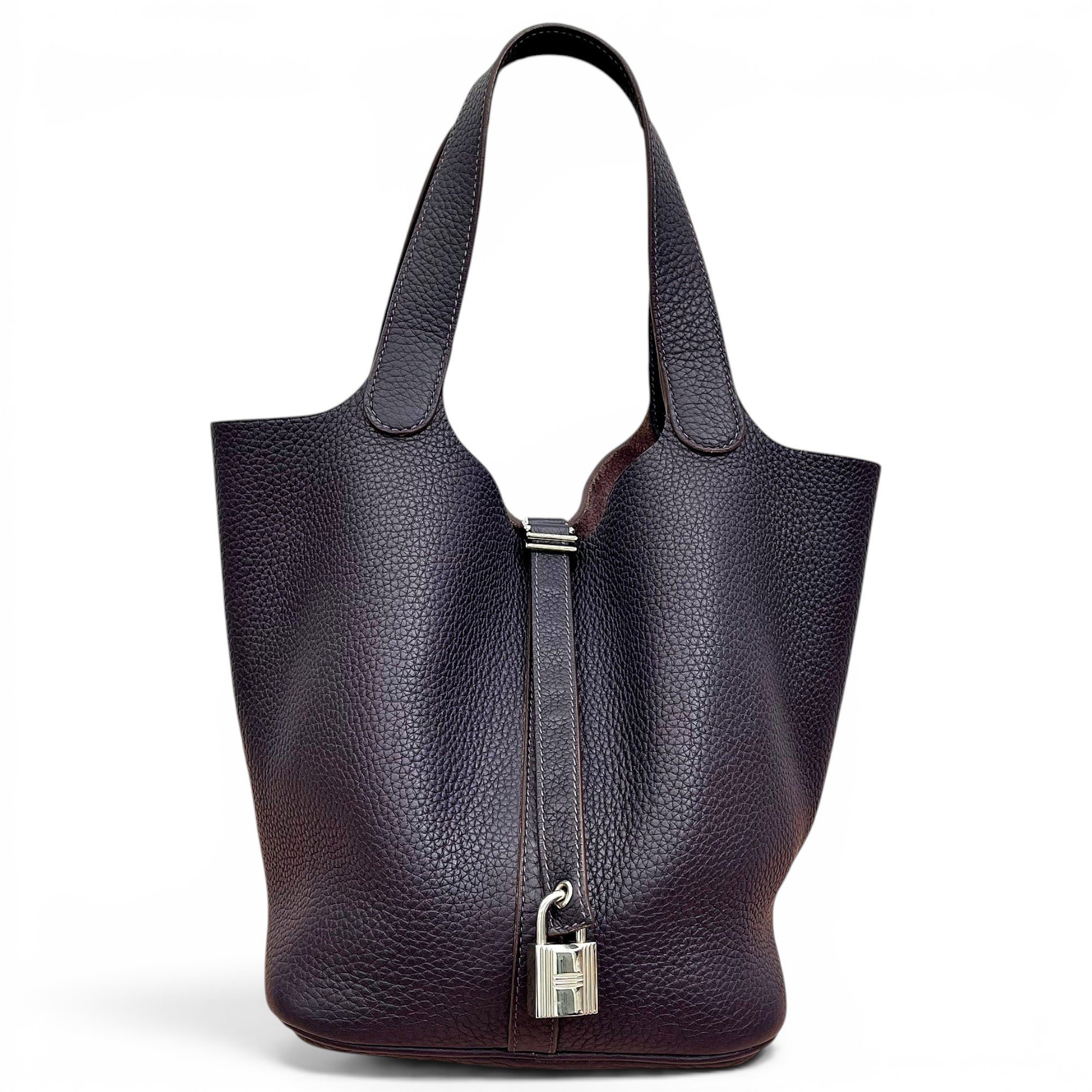 Picotin leather handbag