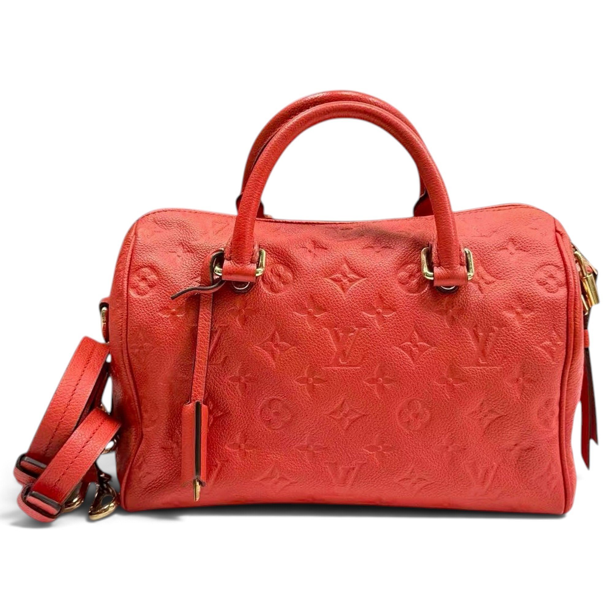 Speedy leather handbag