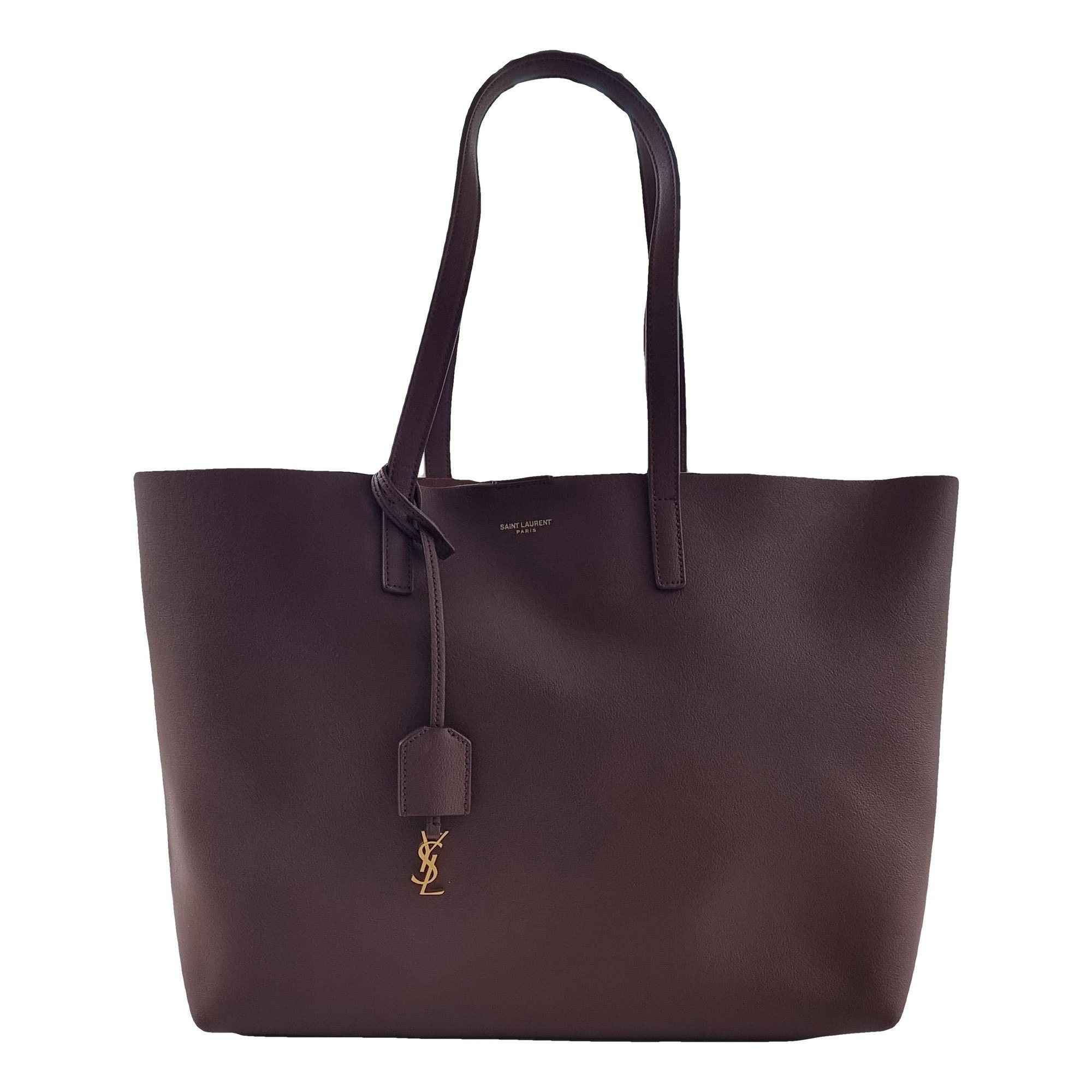 Shopping leather tote