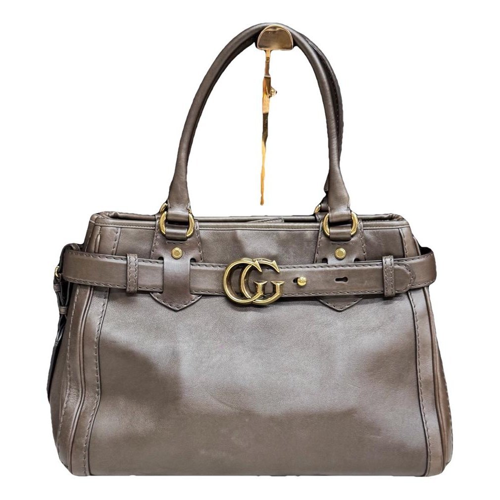 GG Running leather handbag