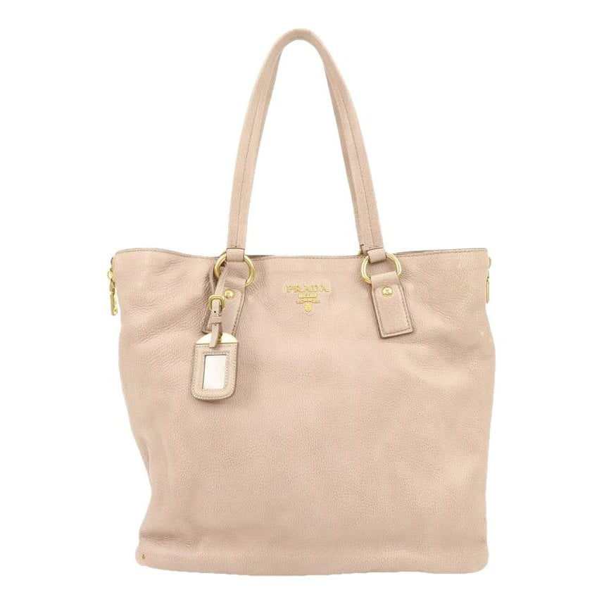 Leather tote