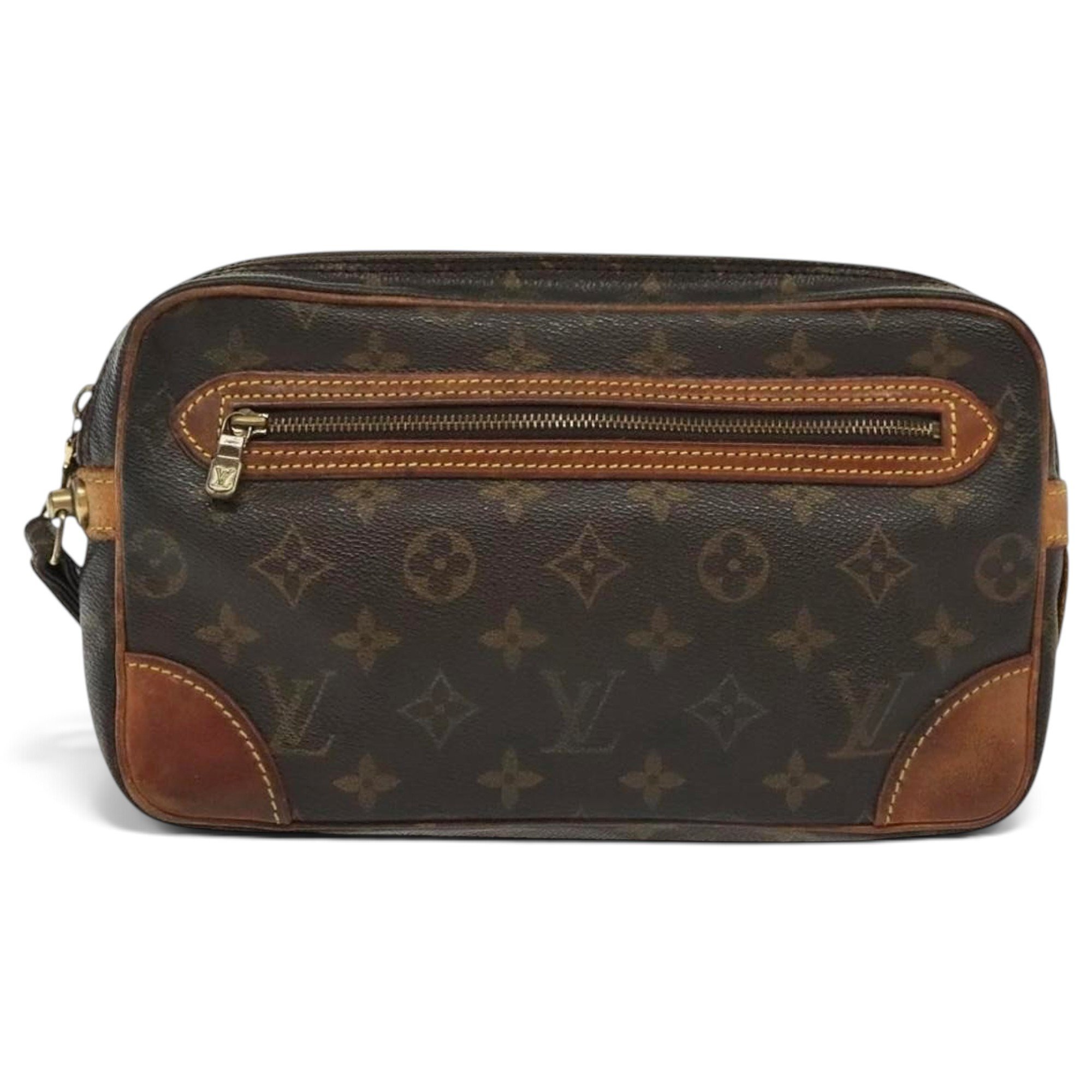 Marly Dragonne leather clutch bag