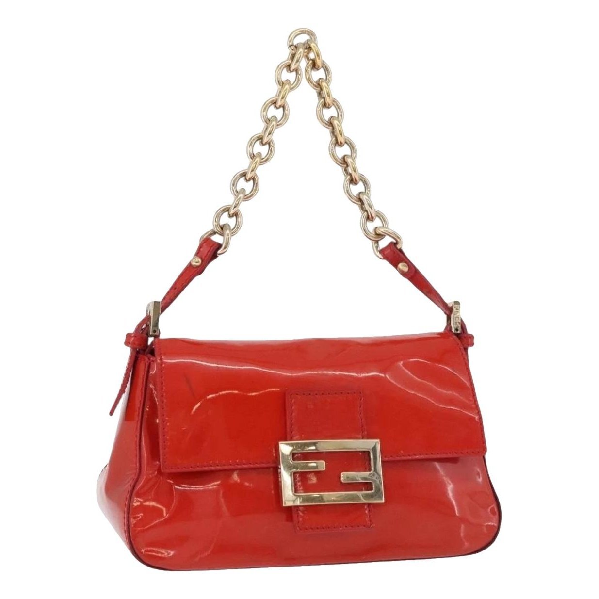 Patent leather handbag