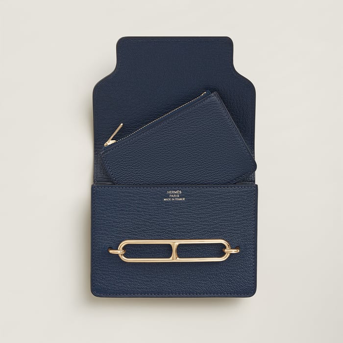 Navy Roulis Slim Wallet