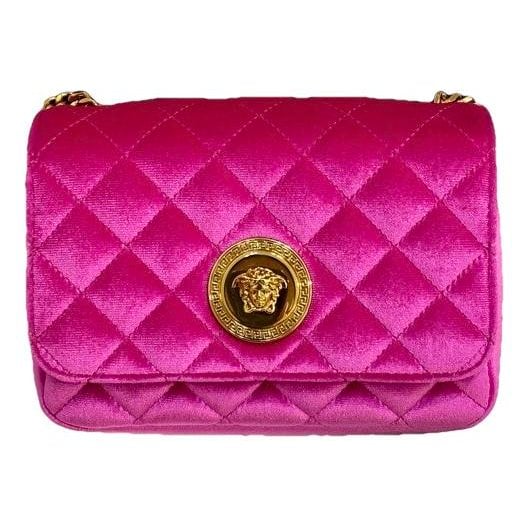Icon velvet crossbody bag