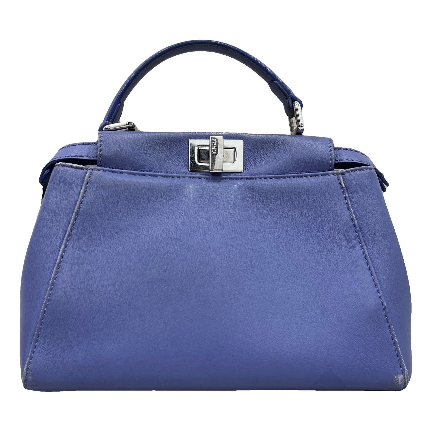 Peekaboo leather handbag