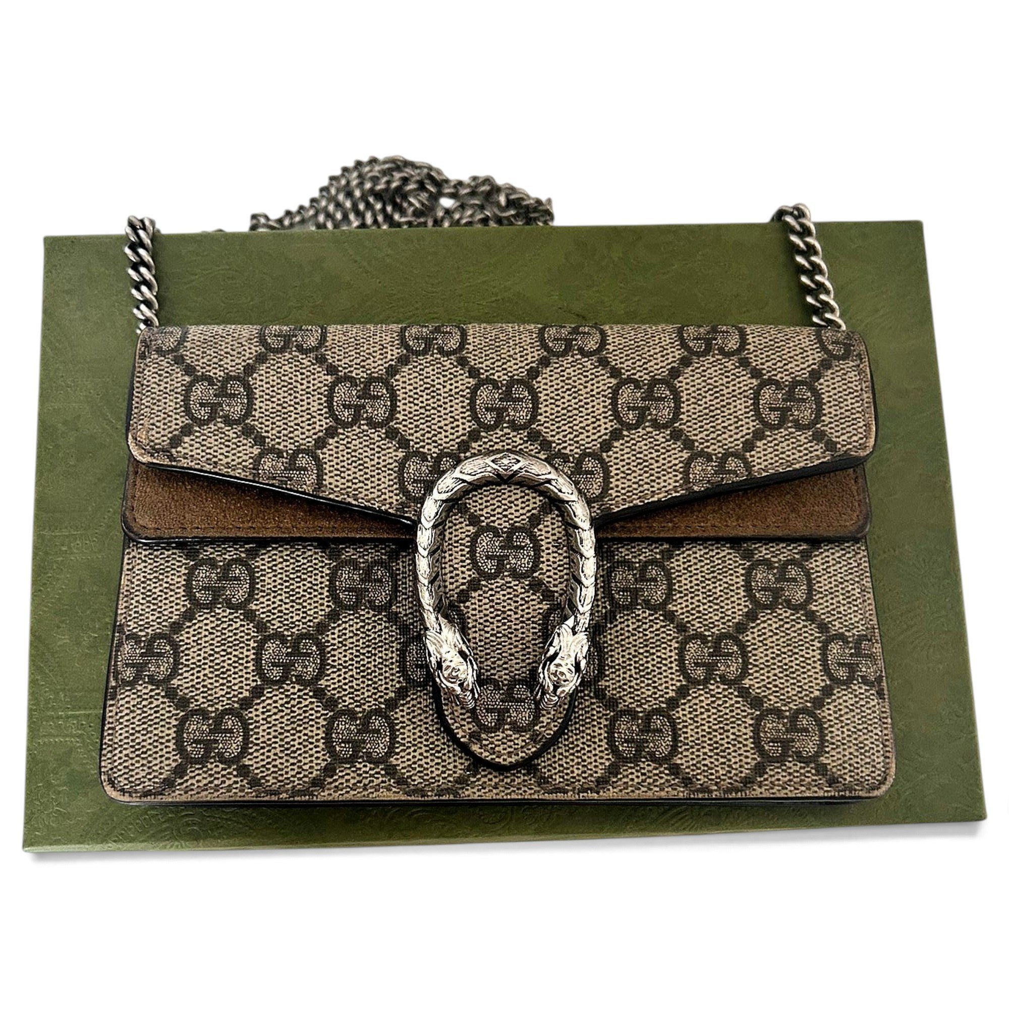 Dionysus Super Mini leather crossbody bag