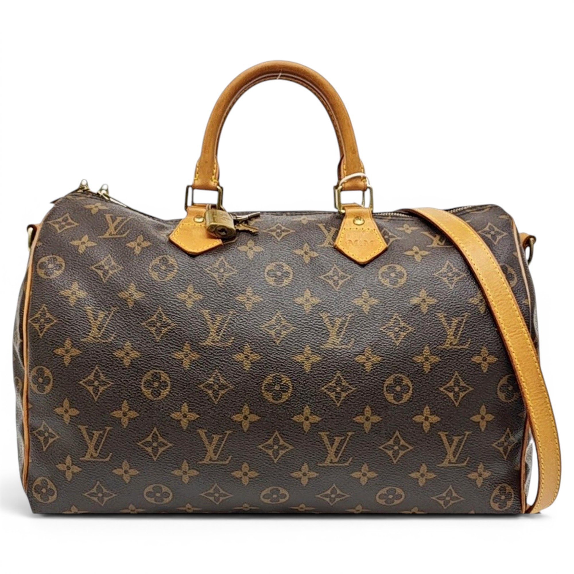 Nano Speedy / Mini HL leather handbag