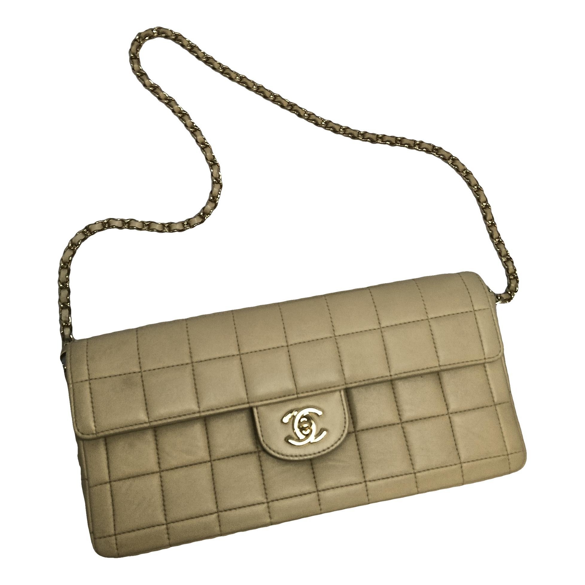 East West Chocolate Bar leather handbag