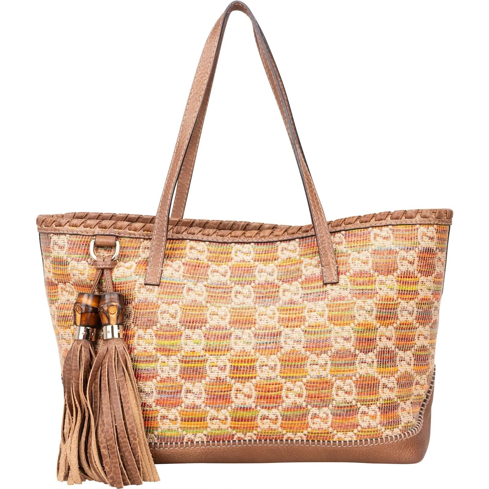 Gucci Bamboo leather handbag