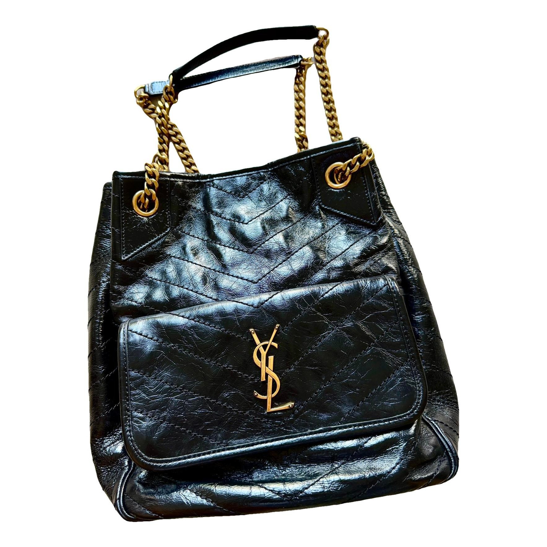 Leather tote