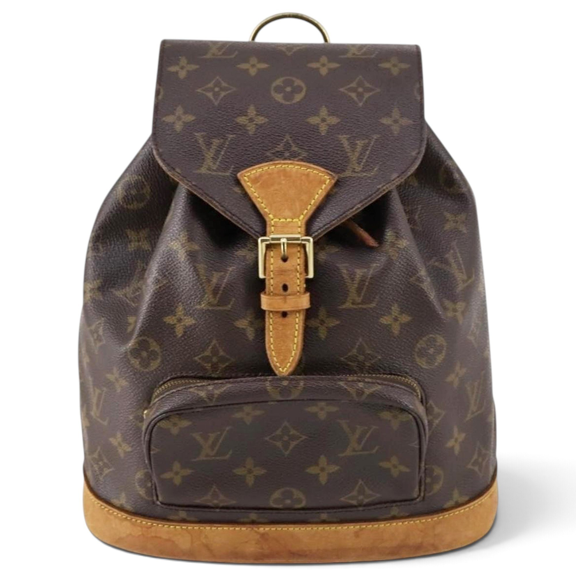 Montsouris leather backpack