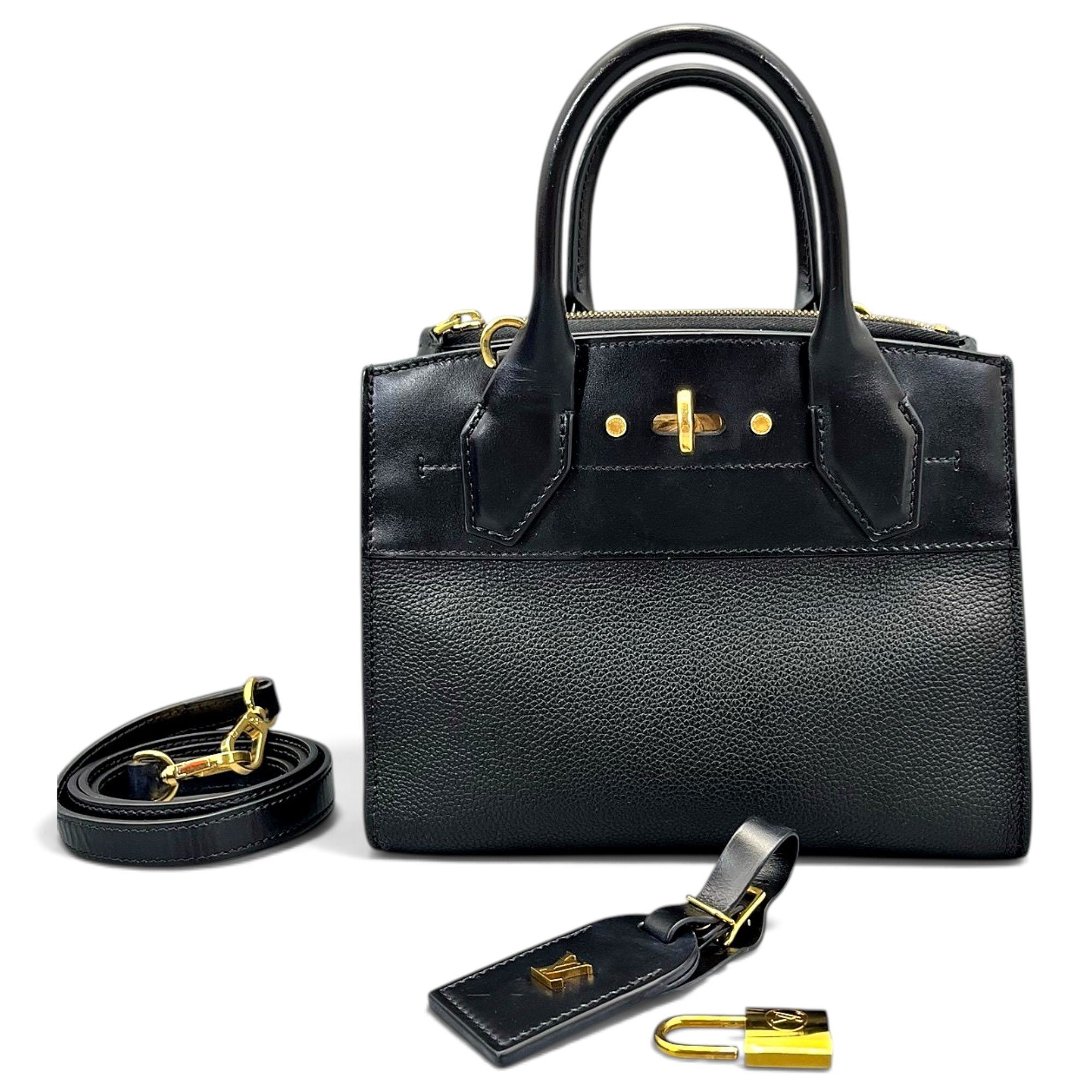 Cluny leather handbag
