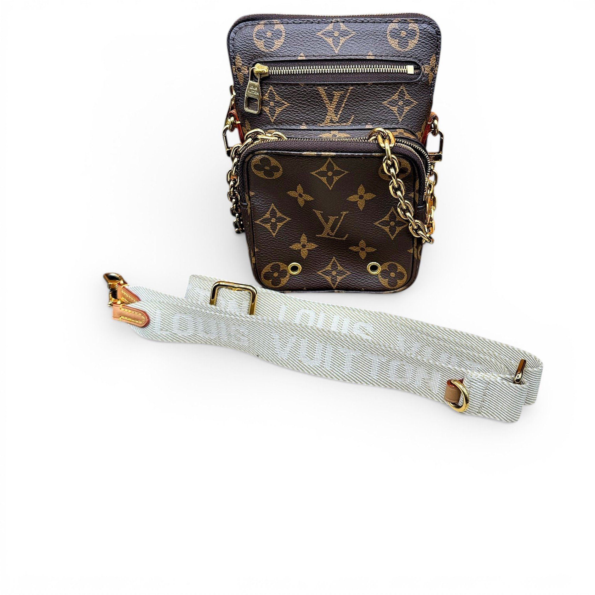 Multi Pochette Accessoires leather crossbody bag