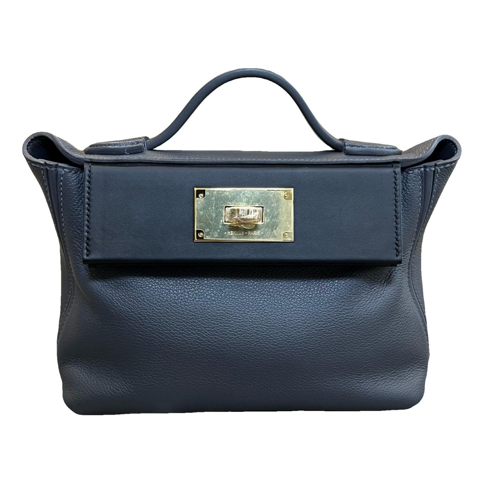 24/24 leather handbag