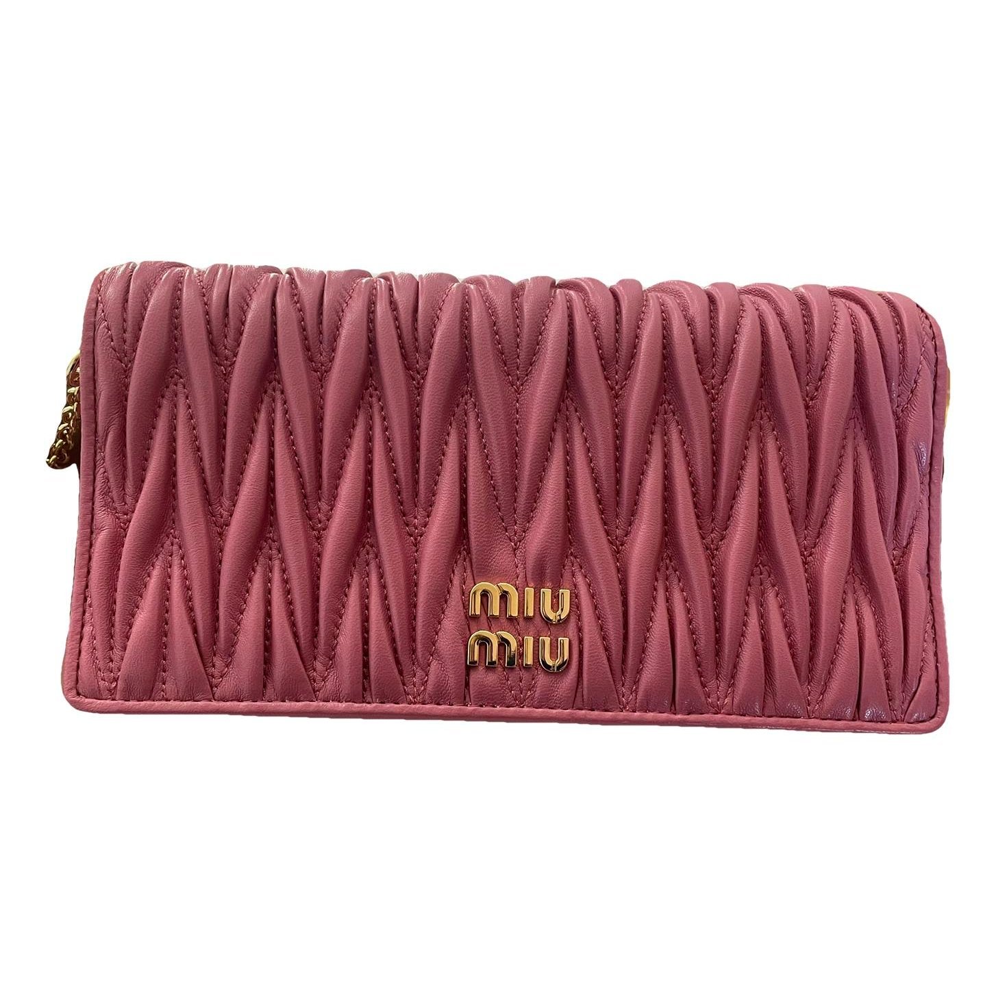 Miu Miu Leather clutch bag