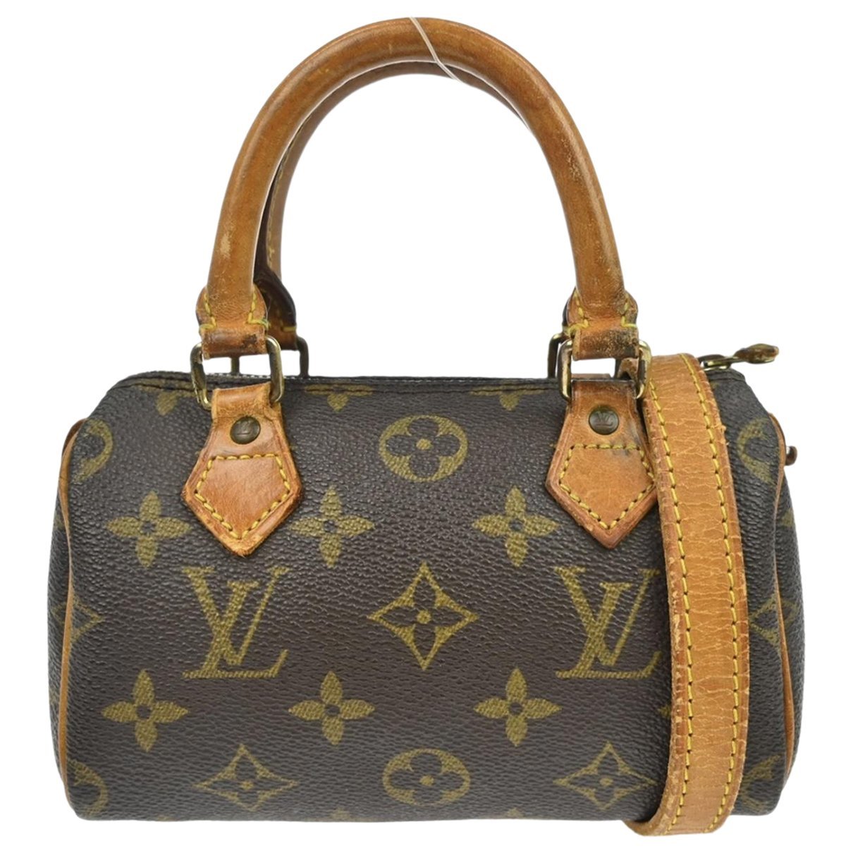 Louis Vuitton Nano Speedy / Mini HL leather mini bag