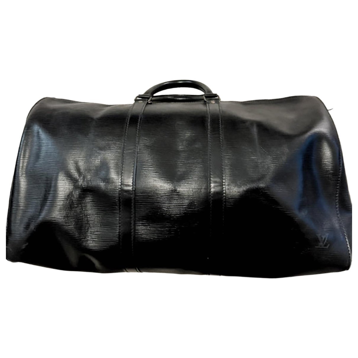 Keepall leather travel bag