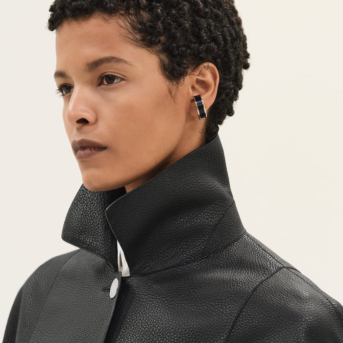 Noir Short Wrap Coat