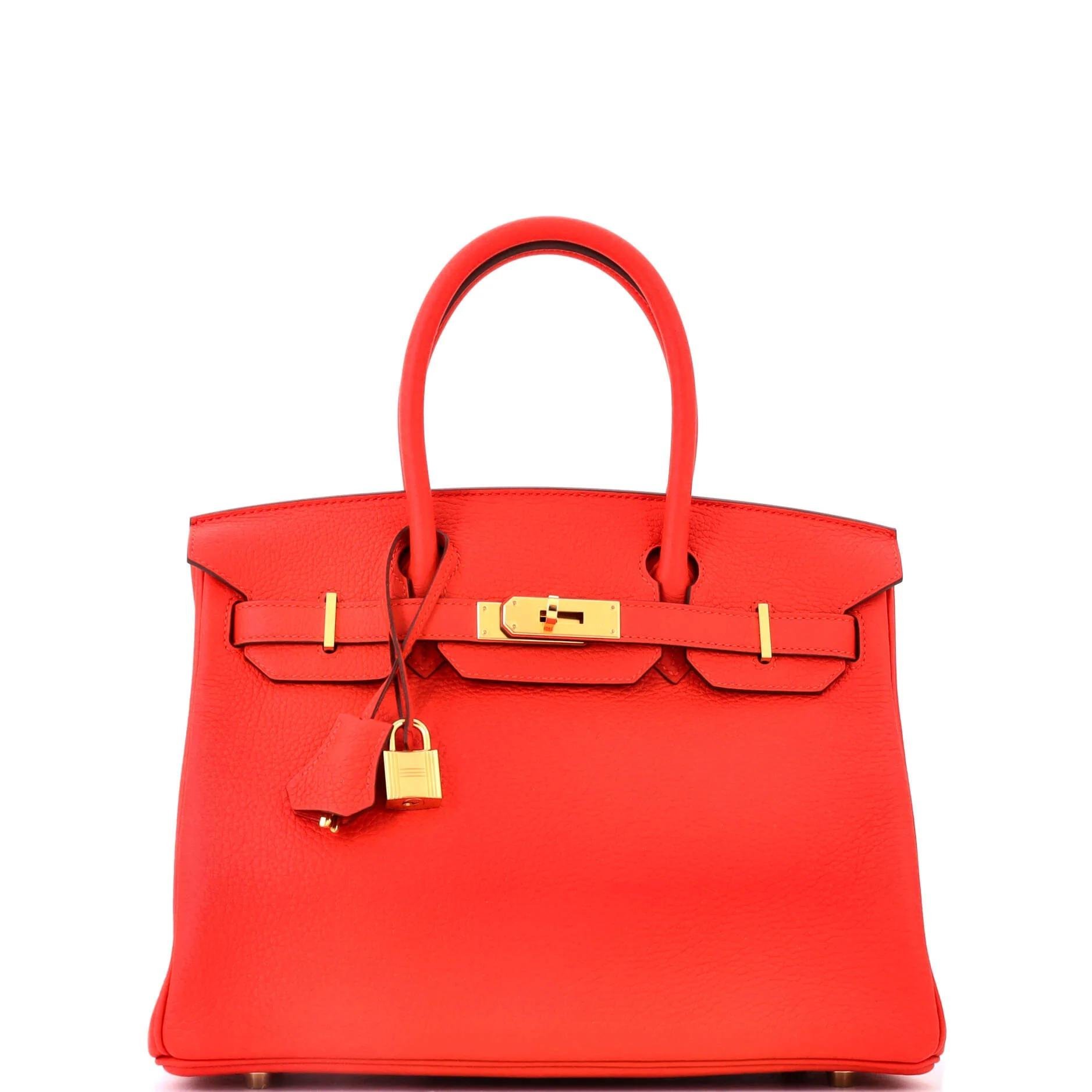 Birkin 30 leather handbag