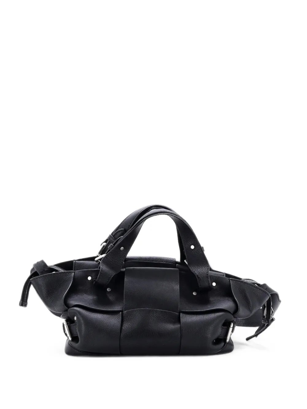 Arco Tool Bag Maxi Intrecciato Leather satchel