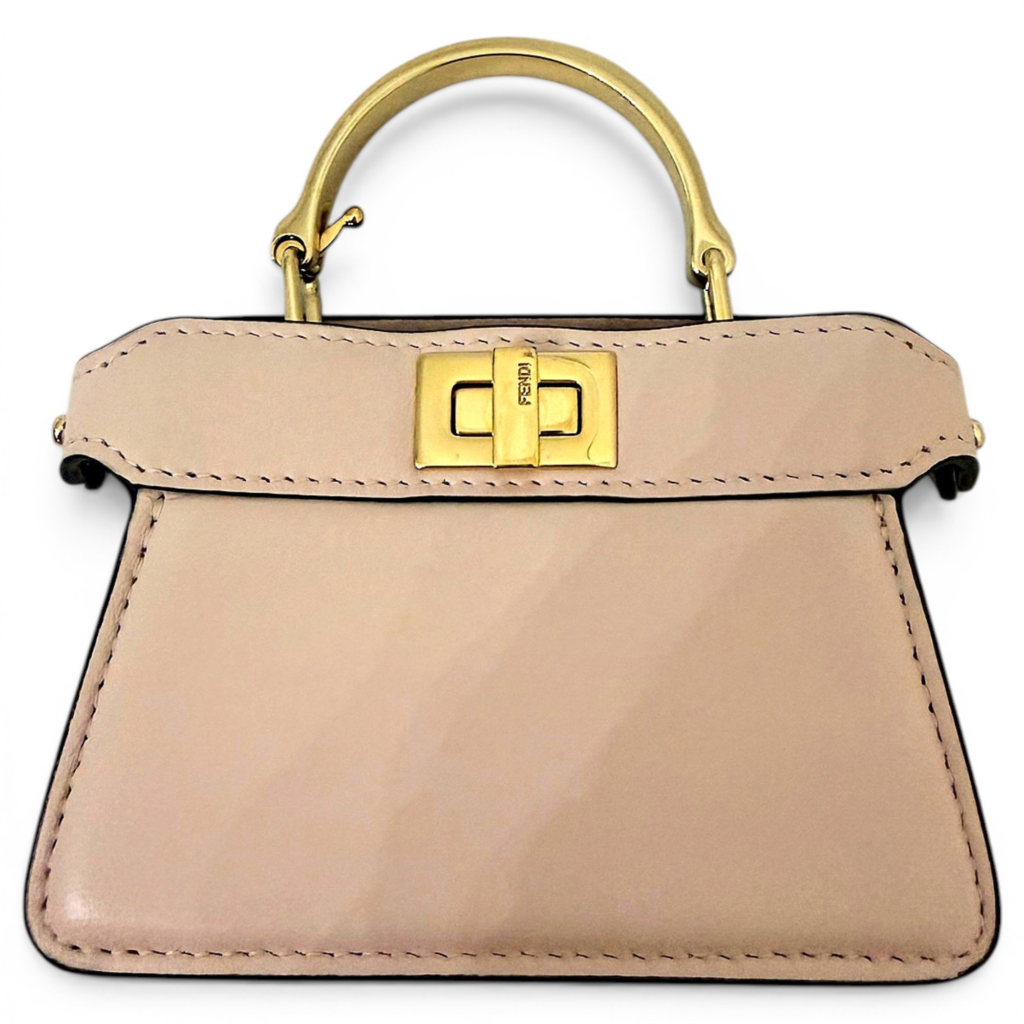 Fendi Peekaboo mini pocket leather handbag