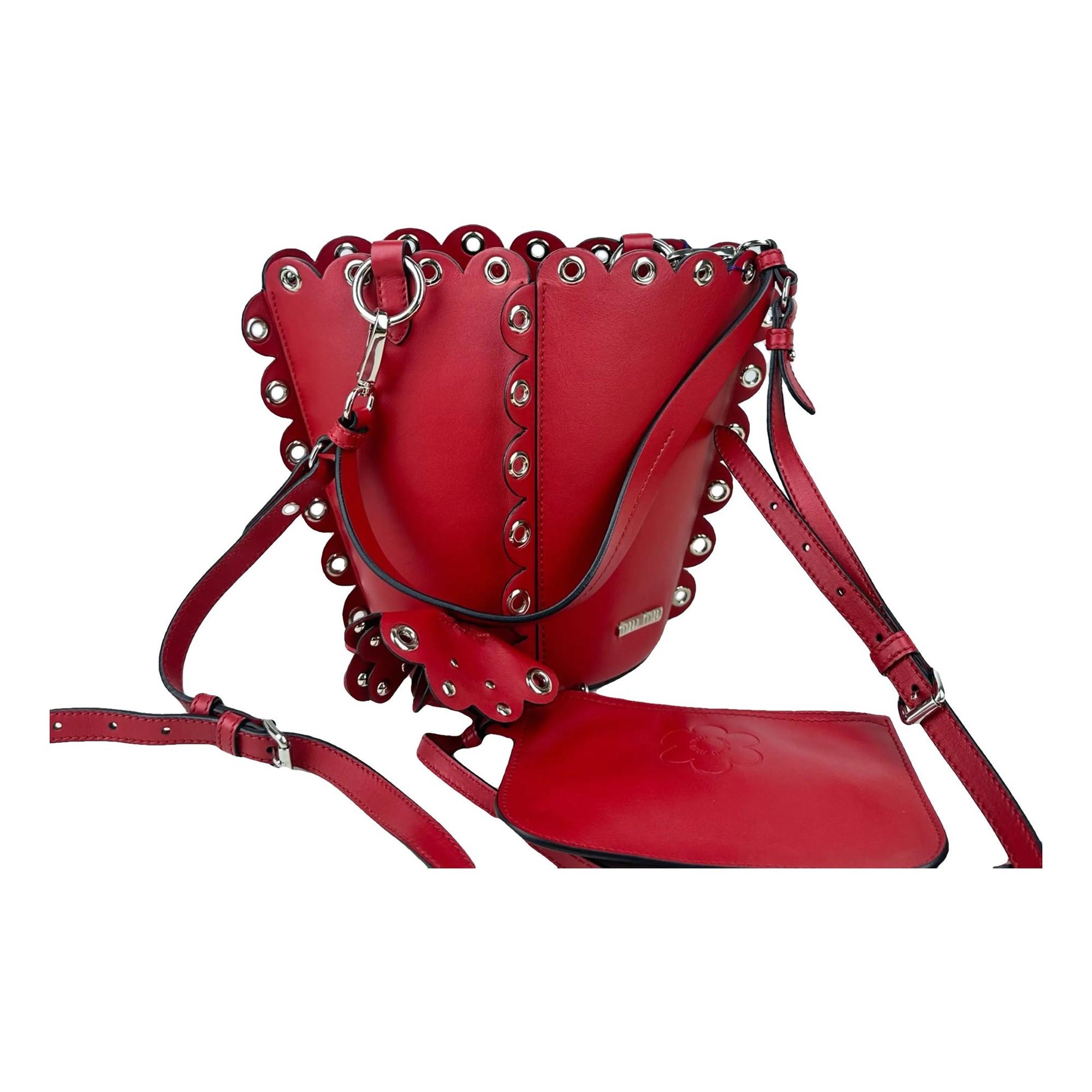 Leather crossbody bag