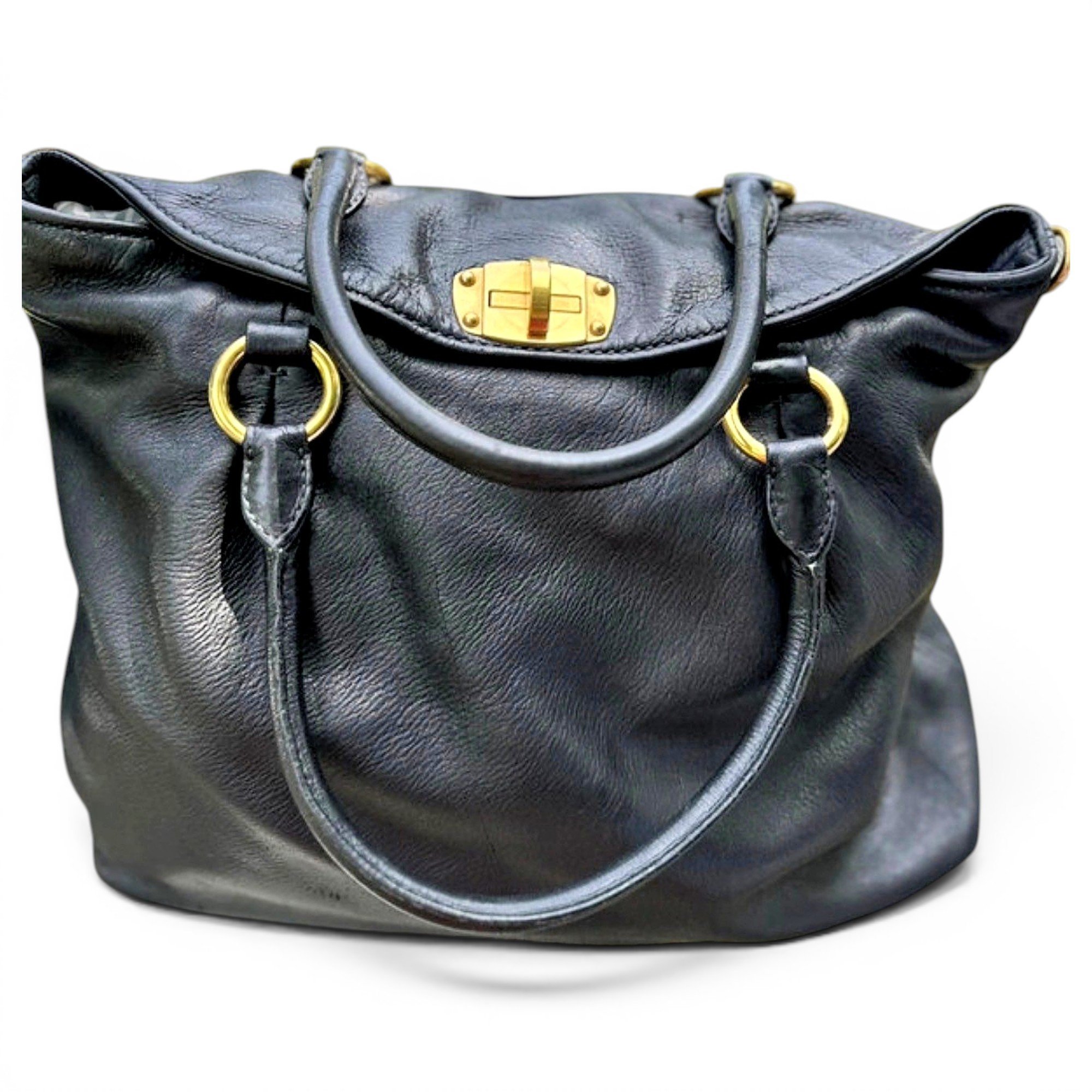 Leather handbag