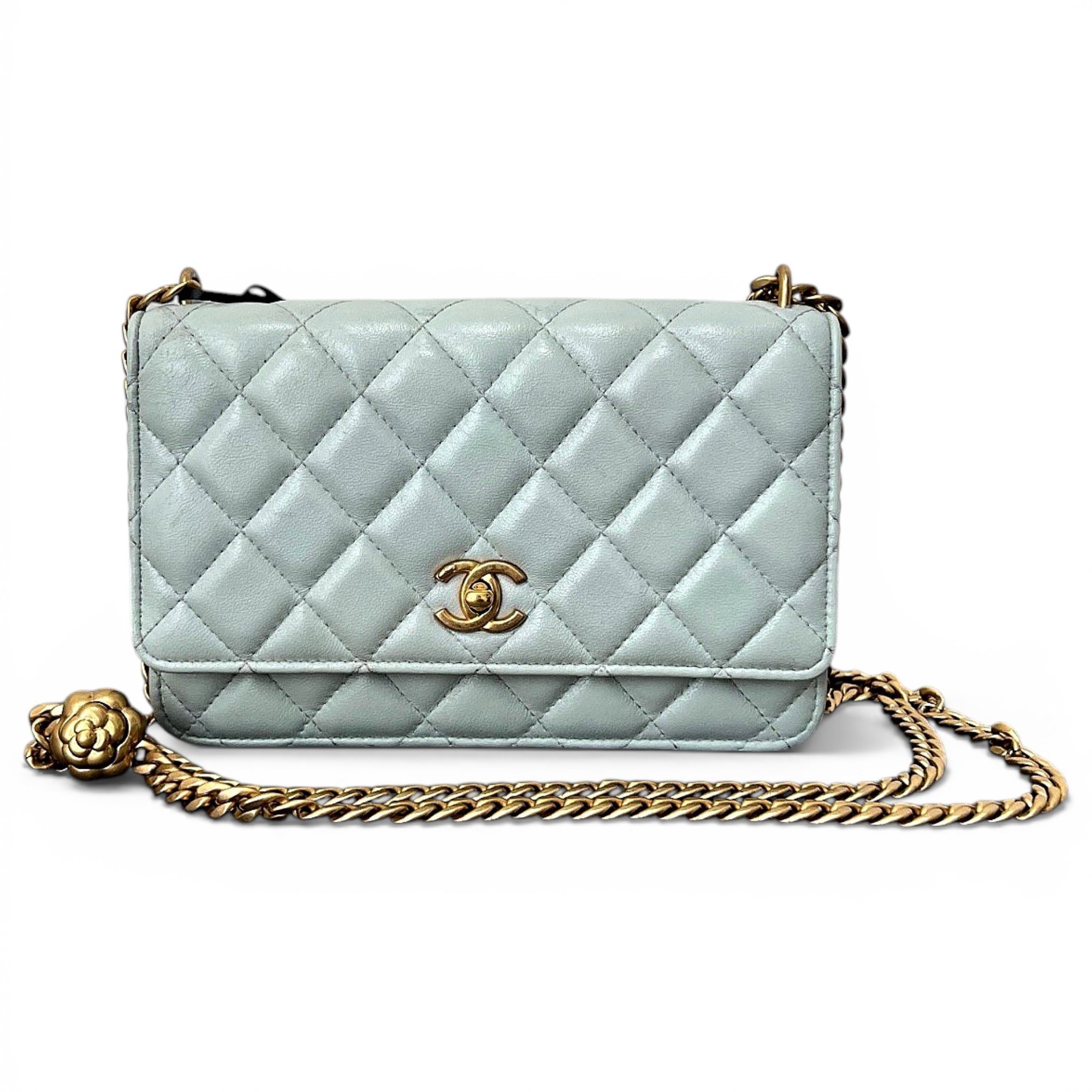 Wallet On Chain Timeless/Classique leather crossbody bag