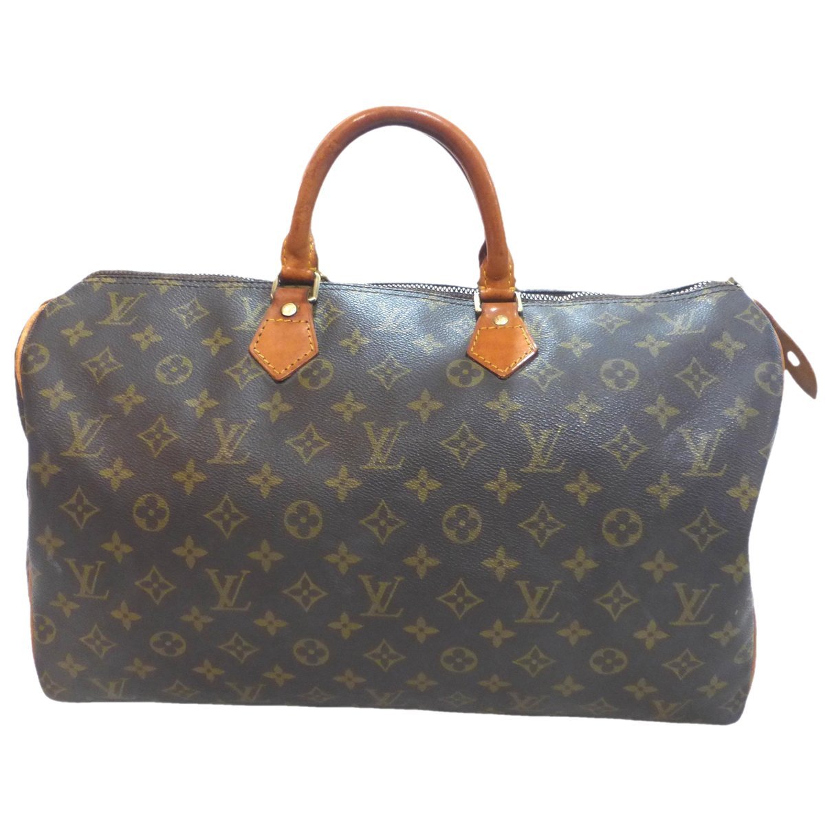 Speedy leather handbag