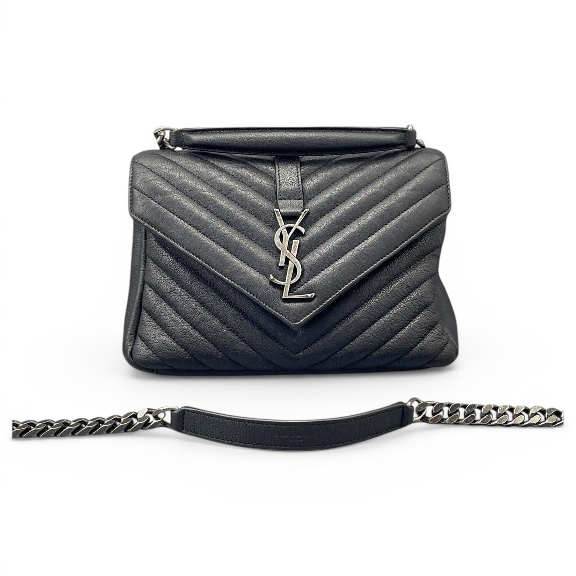 Collége monogramme leather handbag