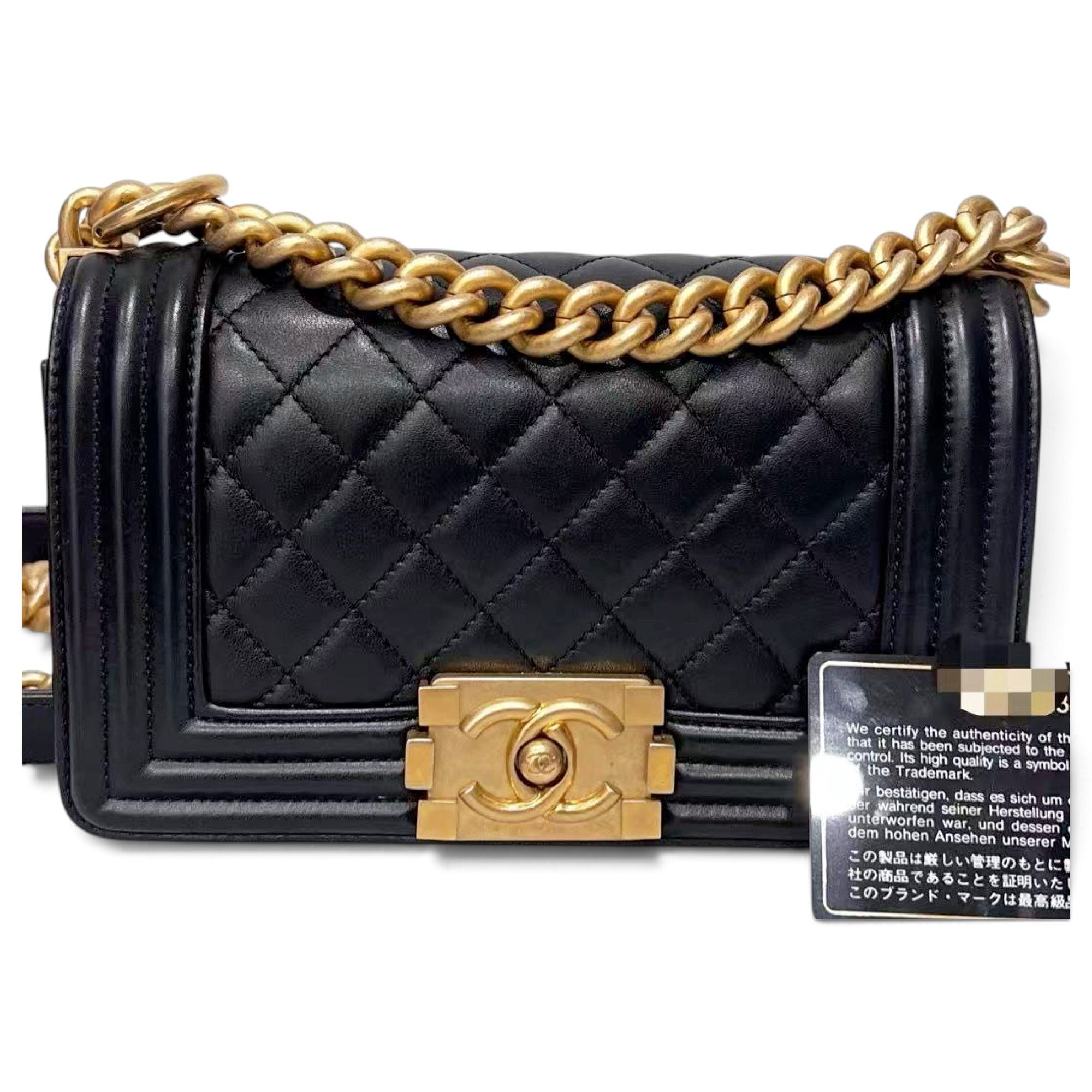 Boy leather handbag