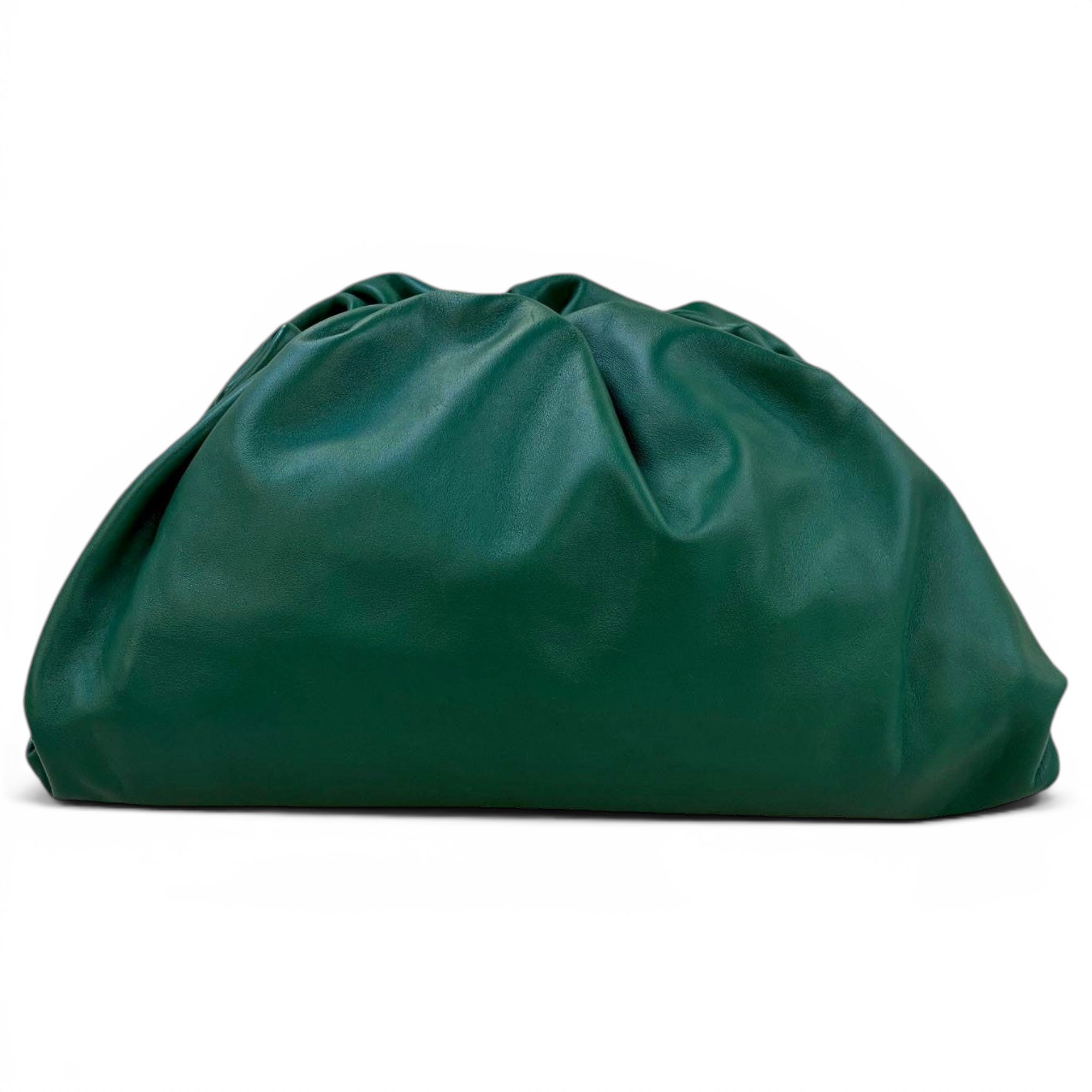 Pouch leather handbag