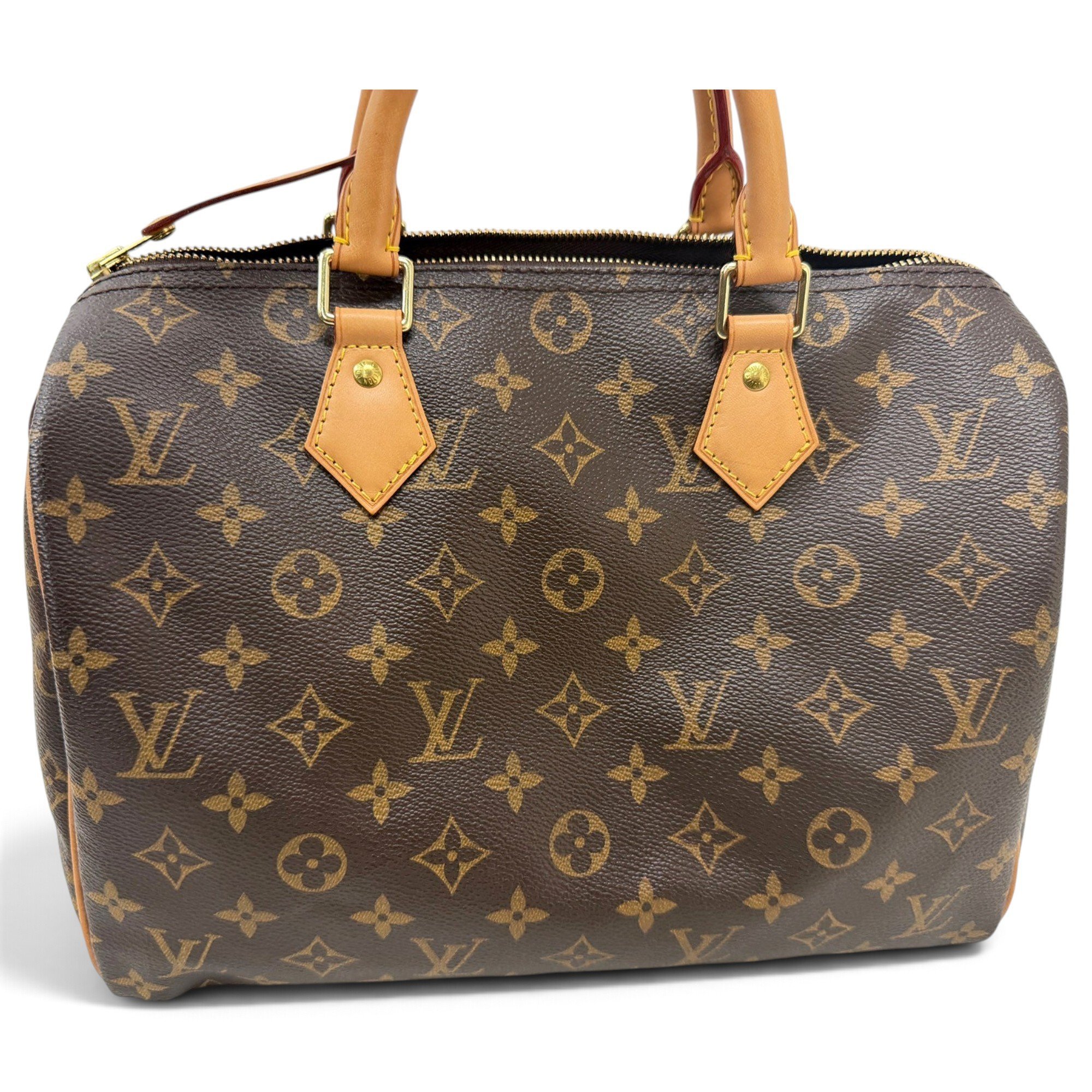 Speedy leather handbag