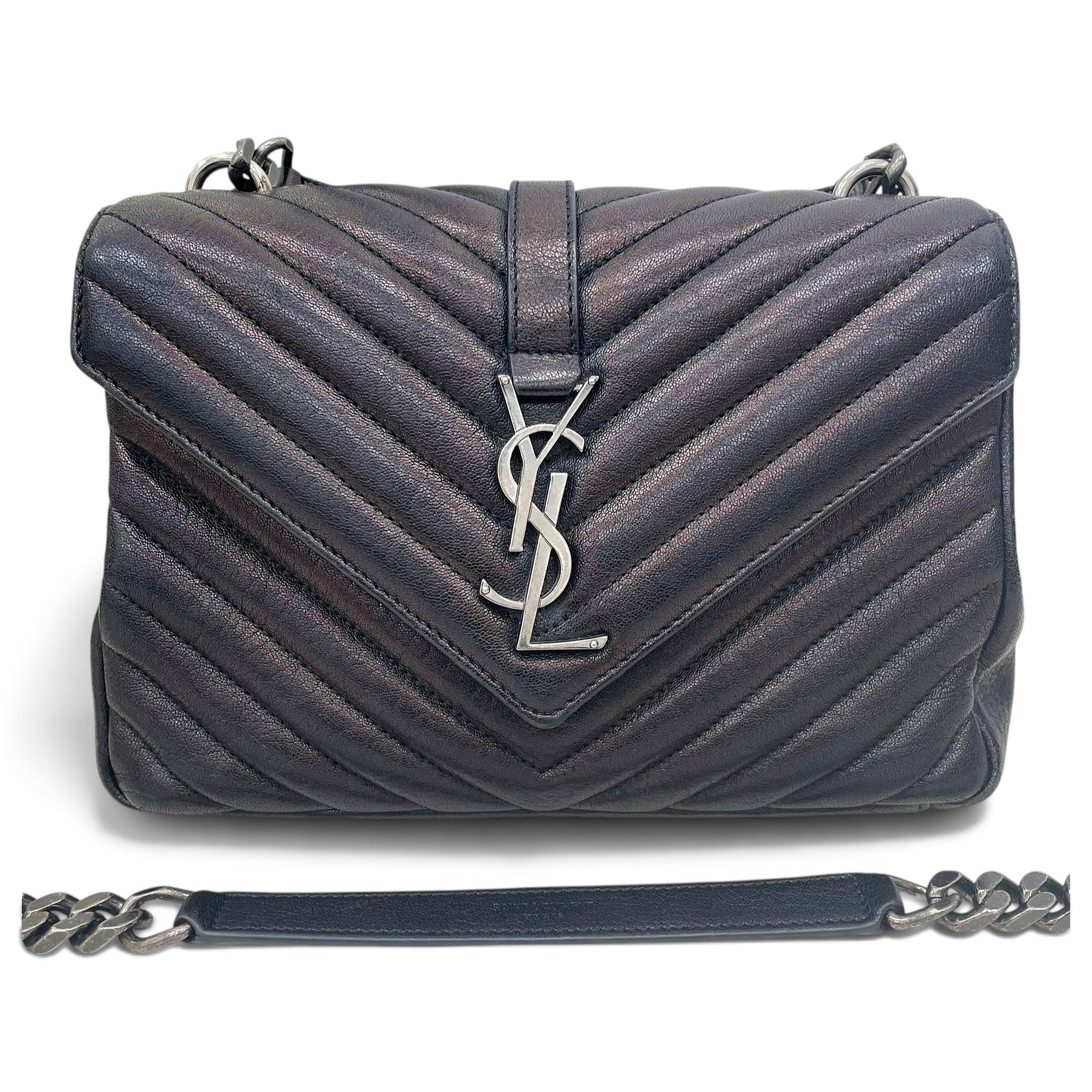 Collége monogramme leather handbag