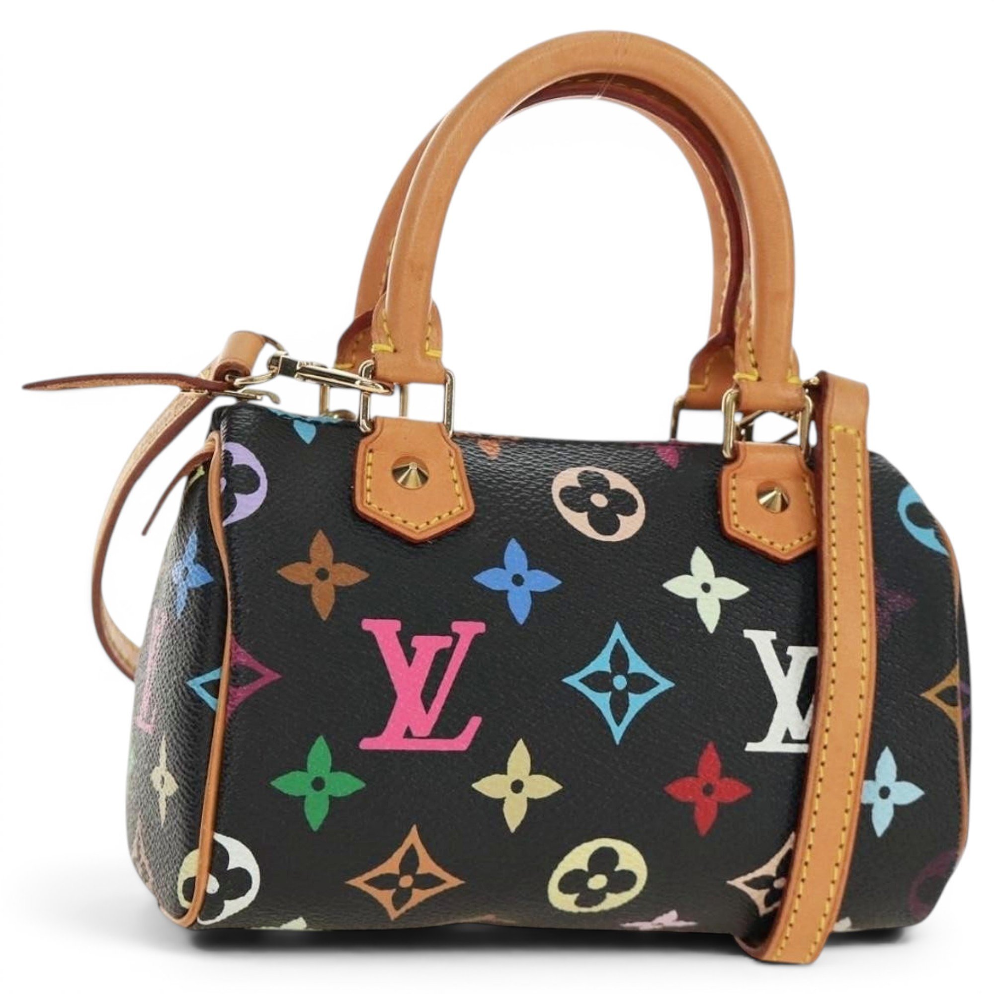 Speedy leather mini bag