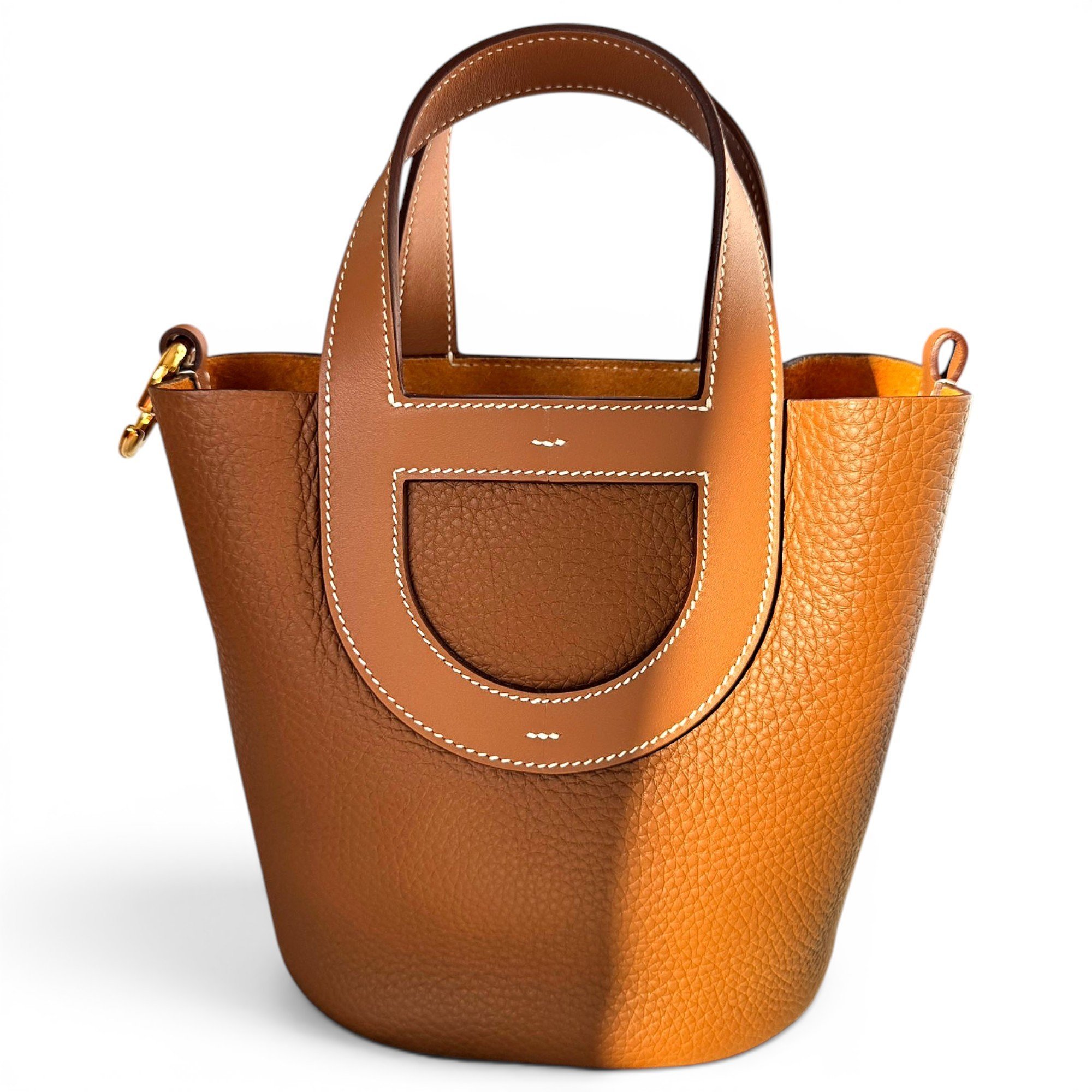 Hermes In The Loop Handbag Clemence Leather