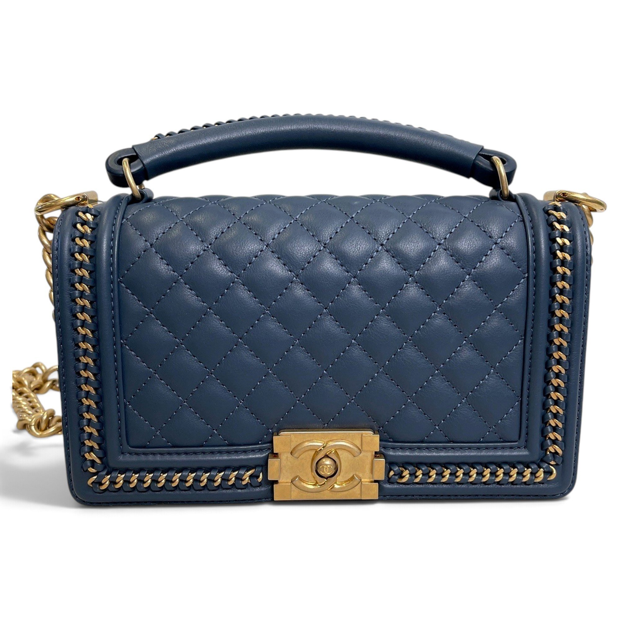 Leather handbag
