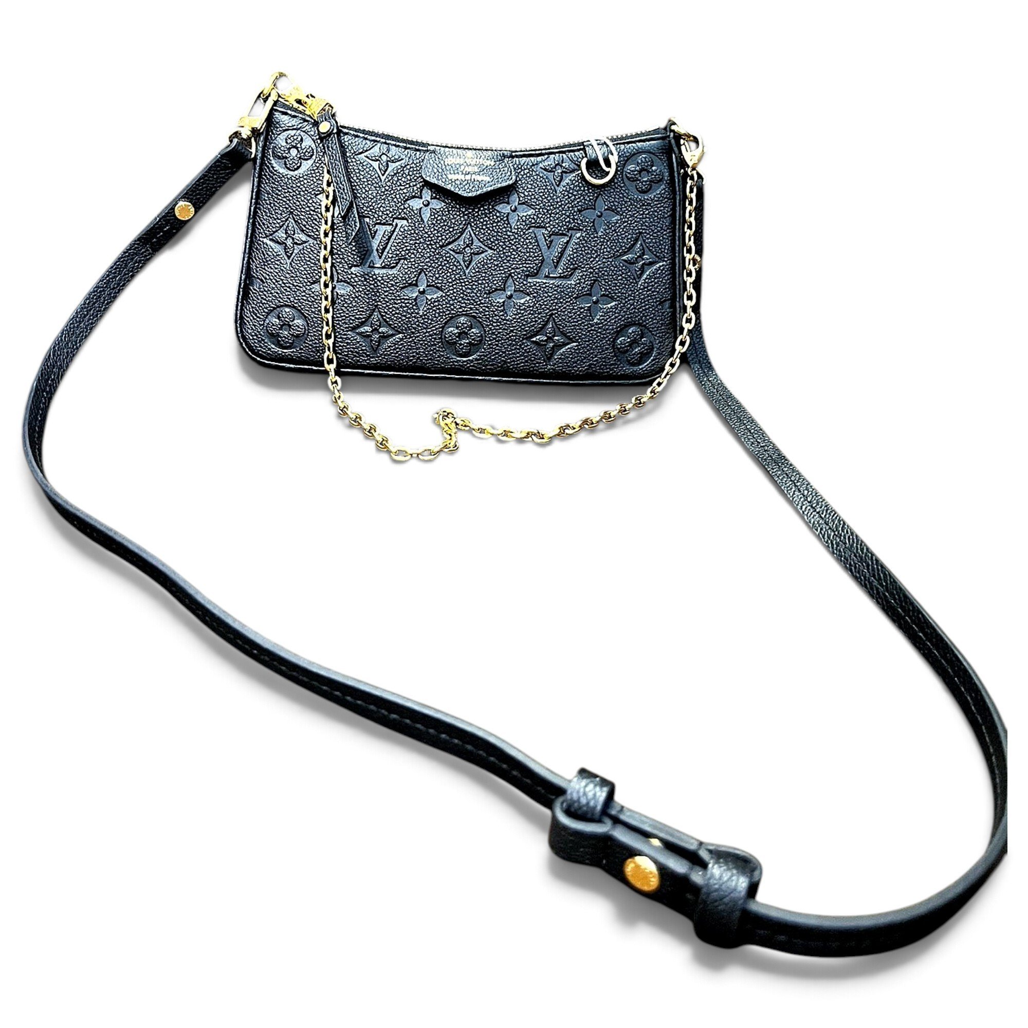 Easy Pouch On Strap leather crossbody bag