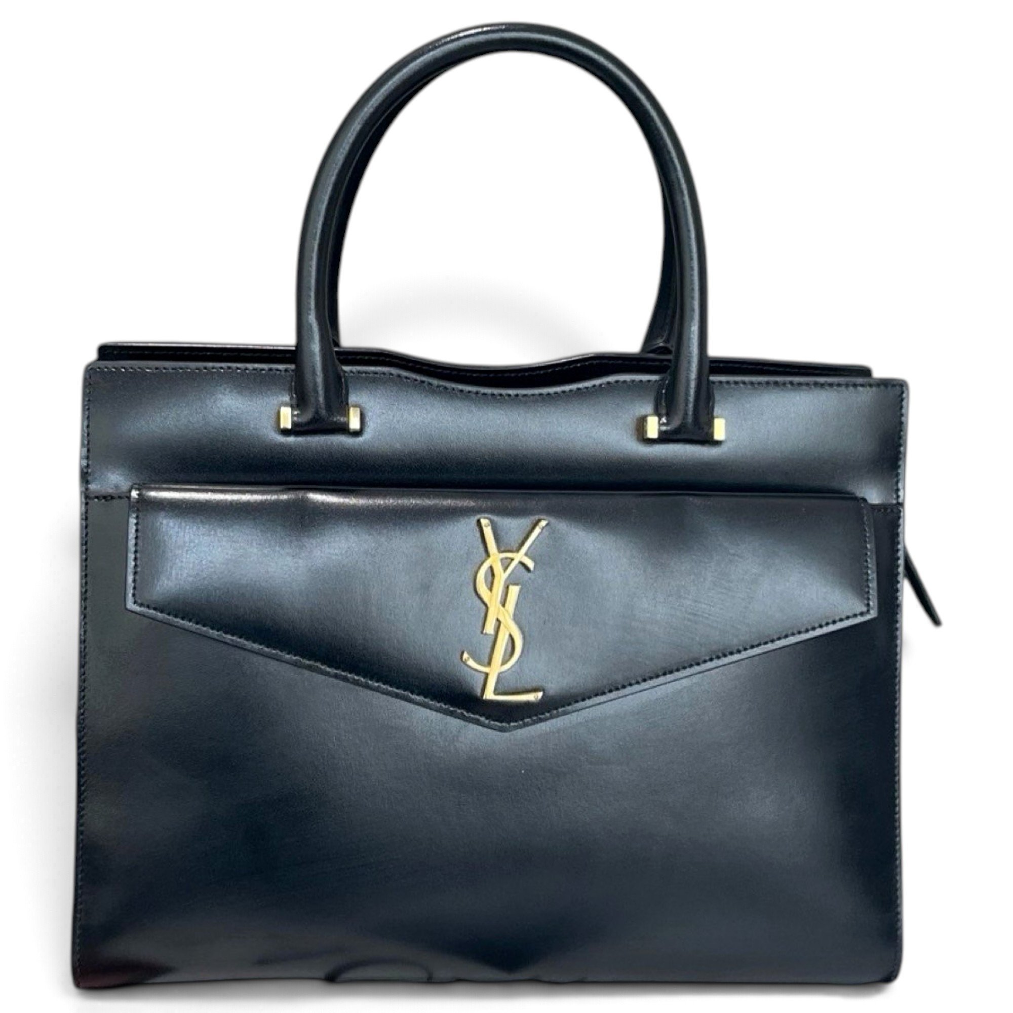 Uptown leather handbag