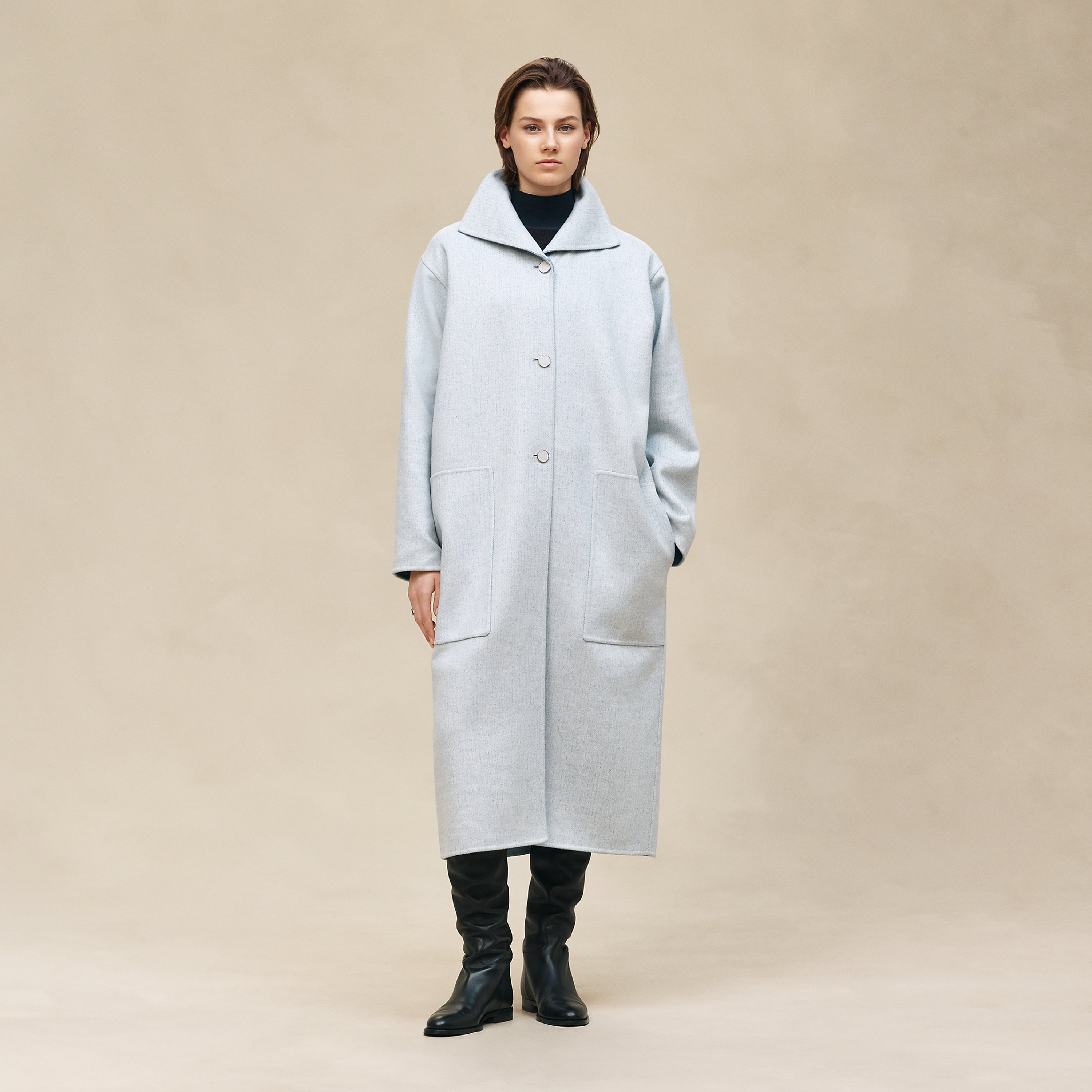 Long cashmere coat