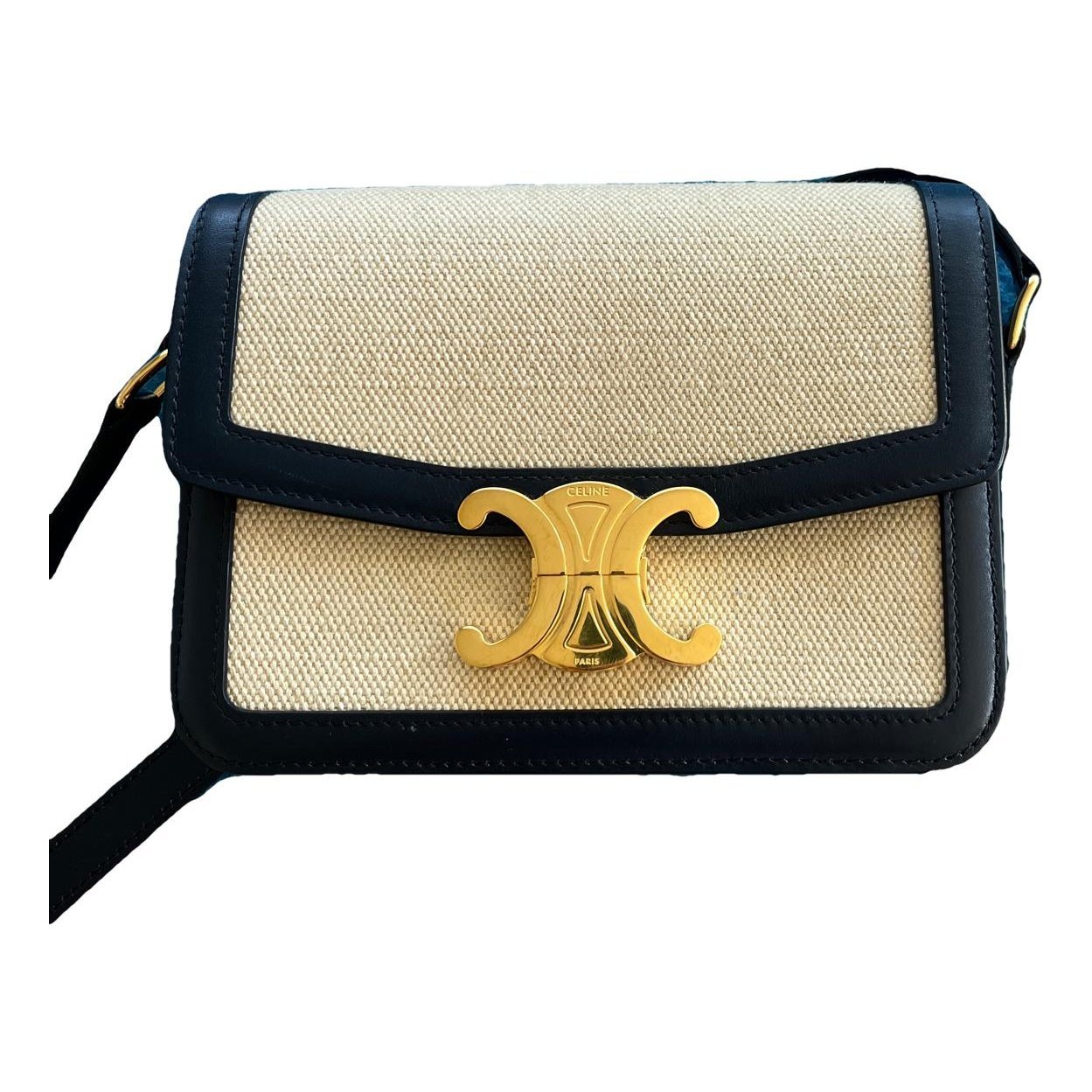 Triomphe leather crossbody bag